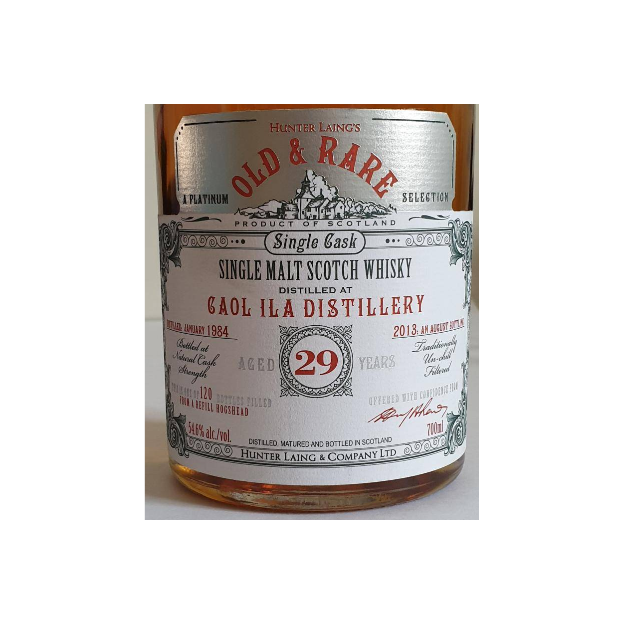 Caol Ila 1984 29 Years Single Malt Whisky 3