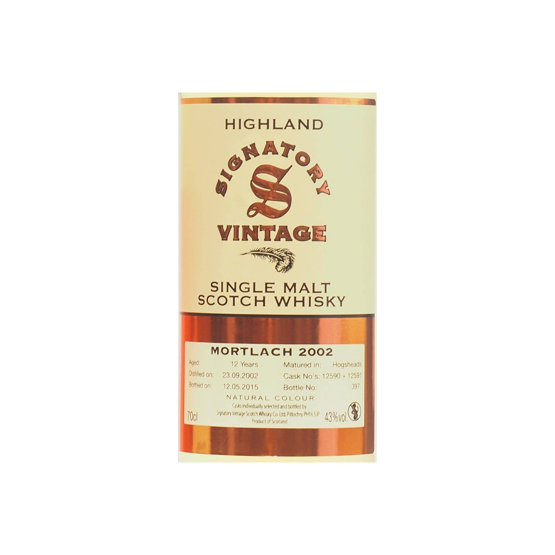 Mortlach Vintage Collection 2002 12 Years Single Malt Whisky 3