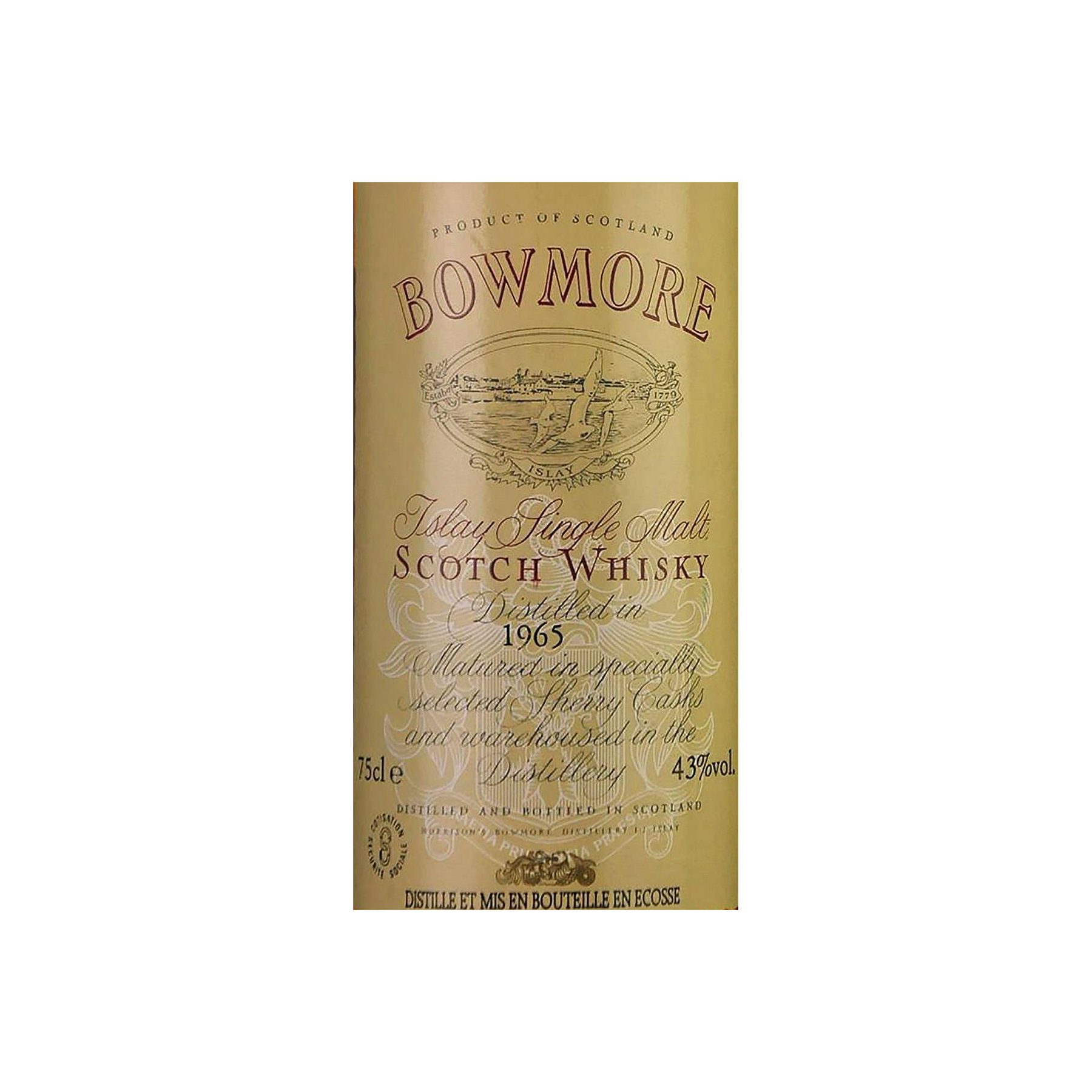 Bowmore 1965 Single Malt Whisky 3