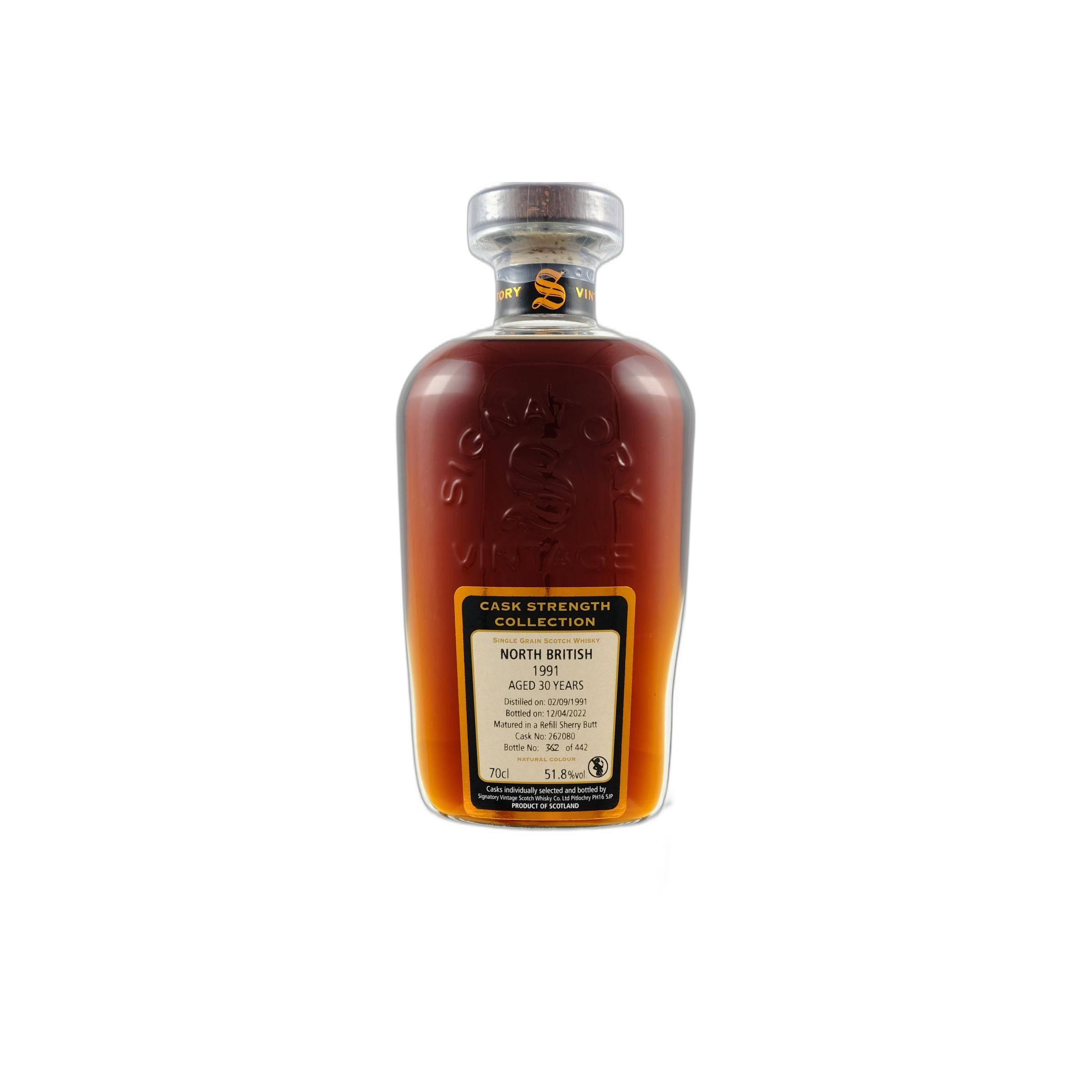 North British Cask Strength Collection 1991 30 Years Single Grain Whisky