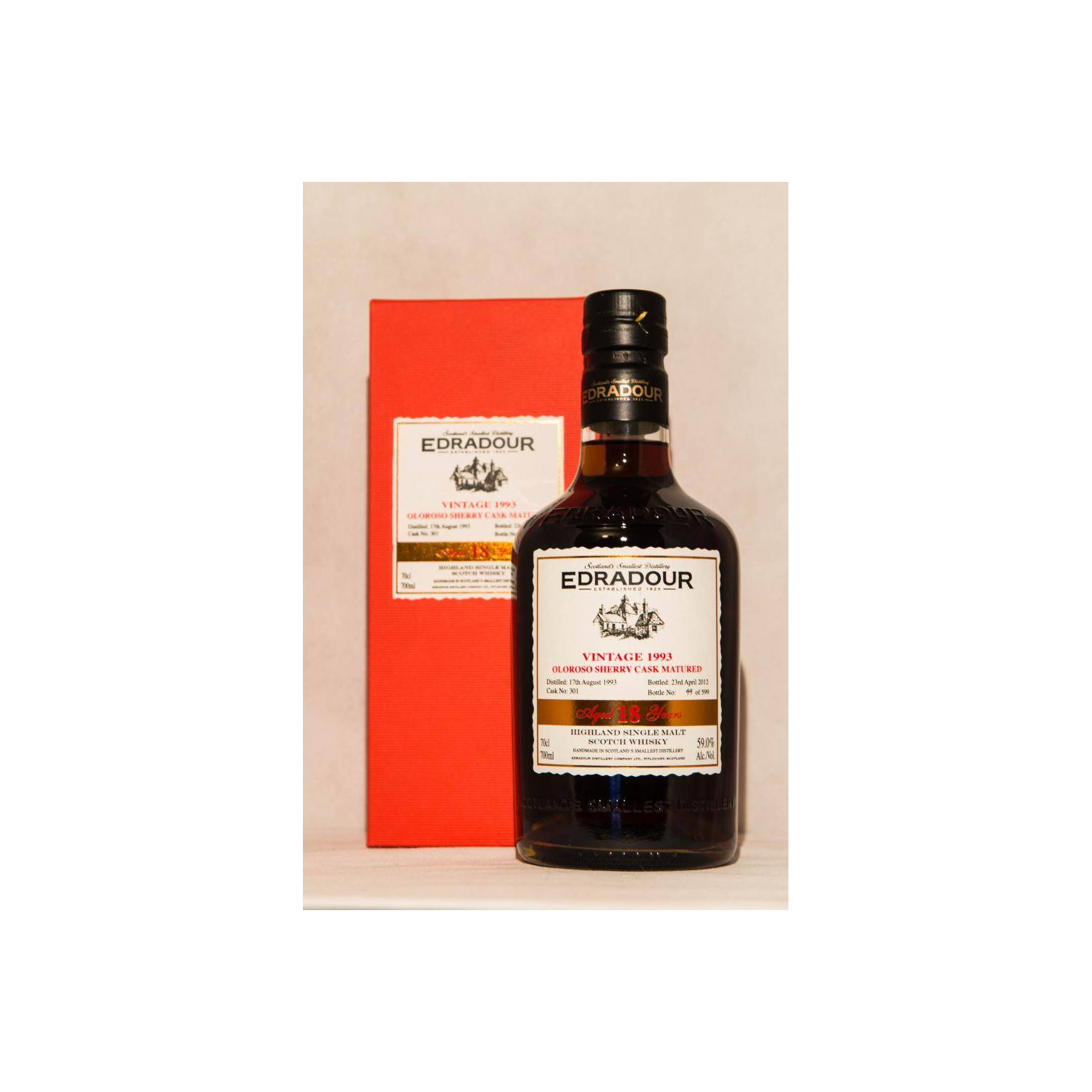 Edradour 1993 18 Years Single Malt Whisky 2