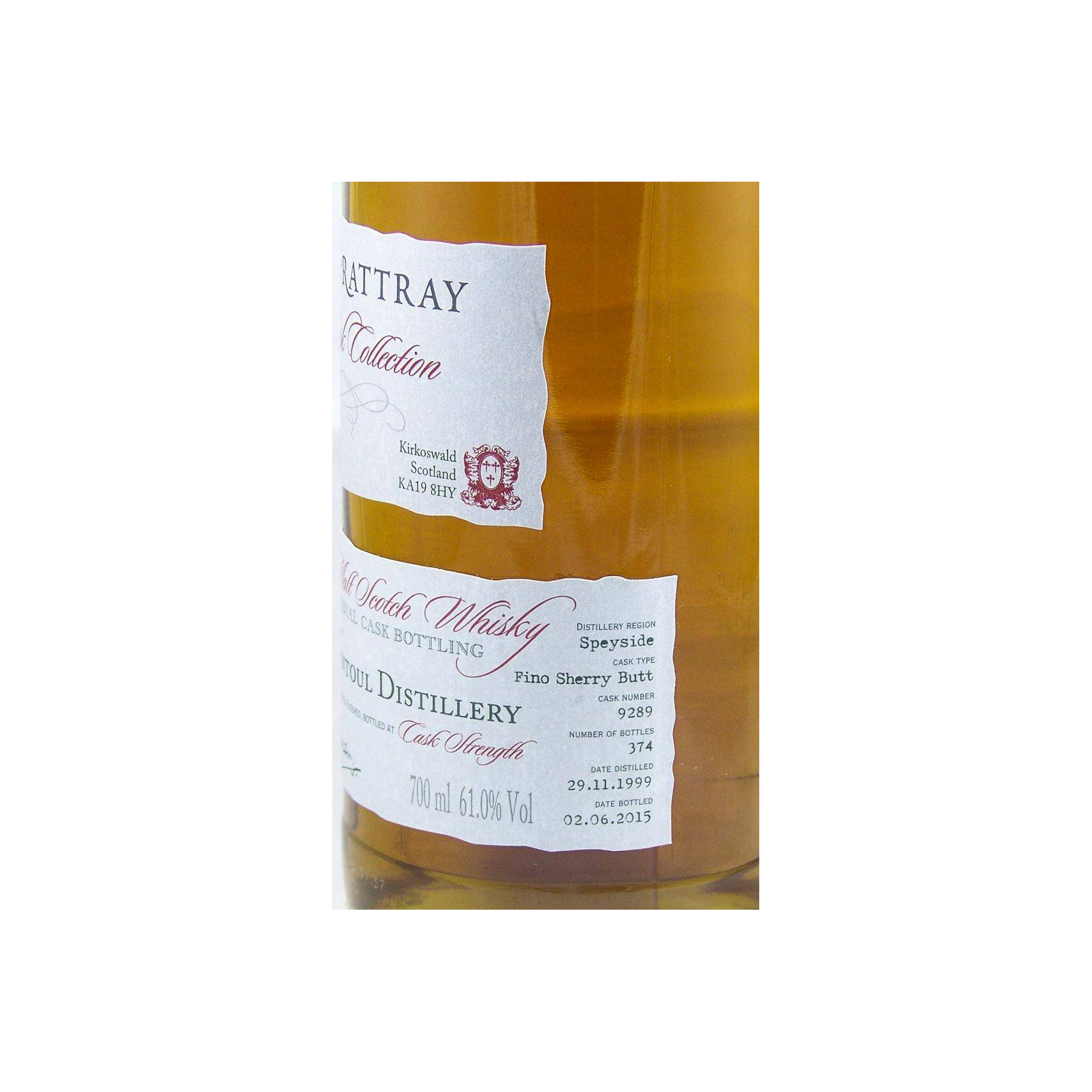 Tomintoul Individual Cask Bottling 1999 15 Years Single Malt Whisky 3