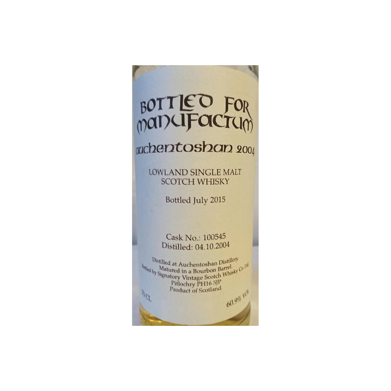 Auchentoshan 2004 10 Years Single Malt Whisky