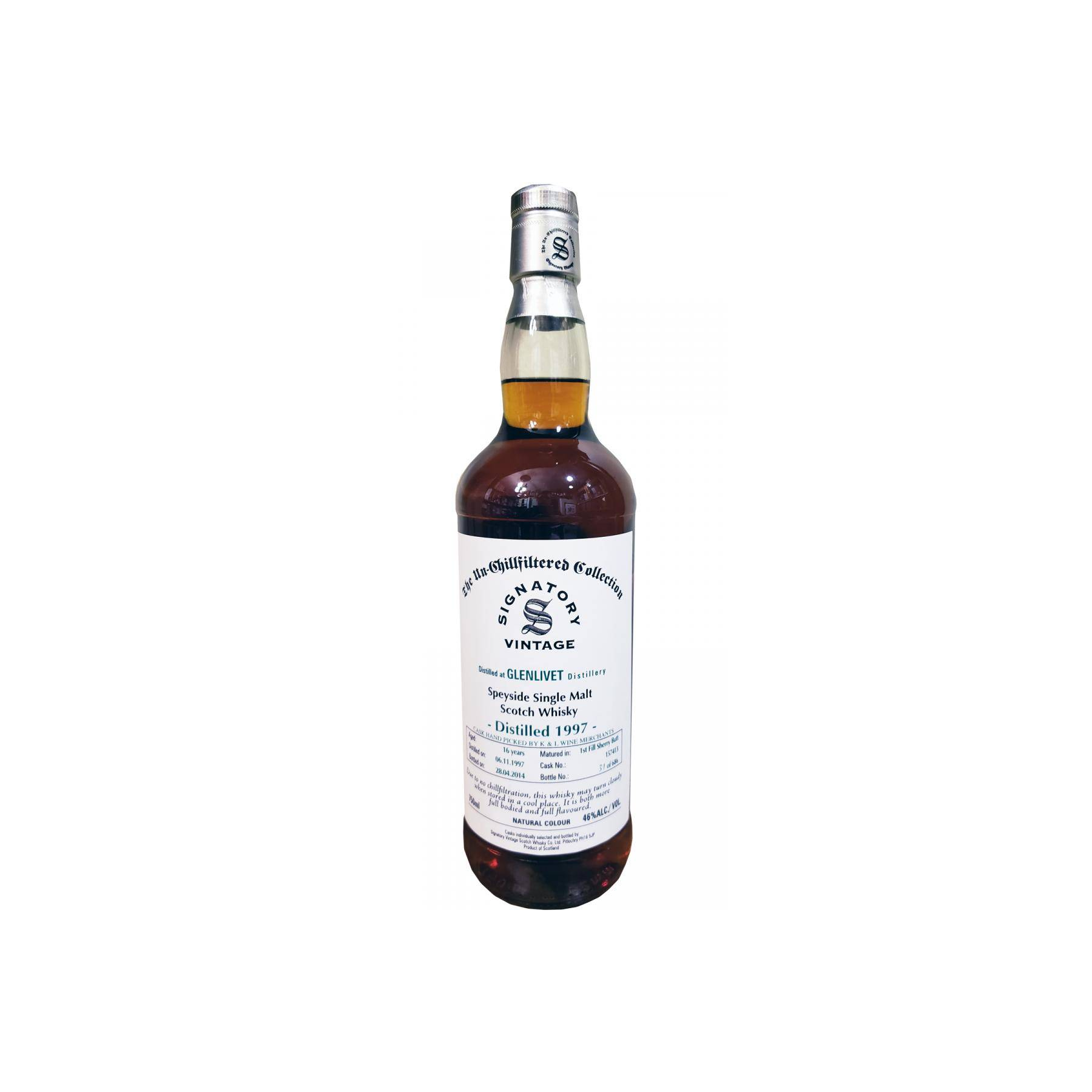 The Glenlivet The Un-Chillfiltered Collection 1997 16 Years Single Malt Whisky