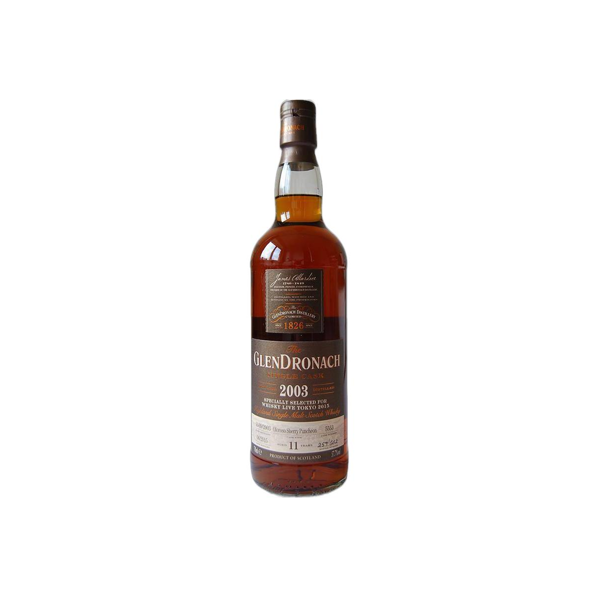 GlenDronach Single Cask 2003 11 Years Single Malt Whisky