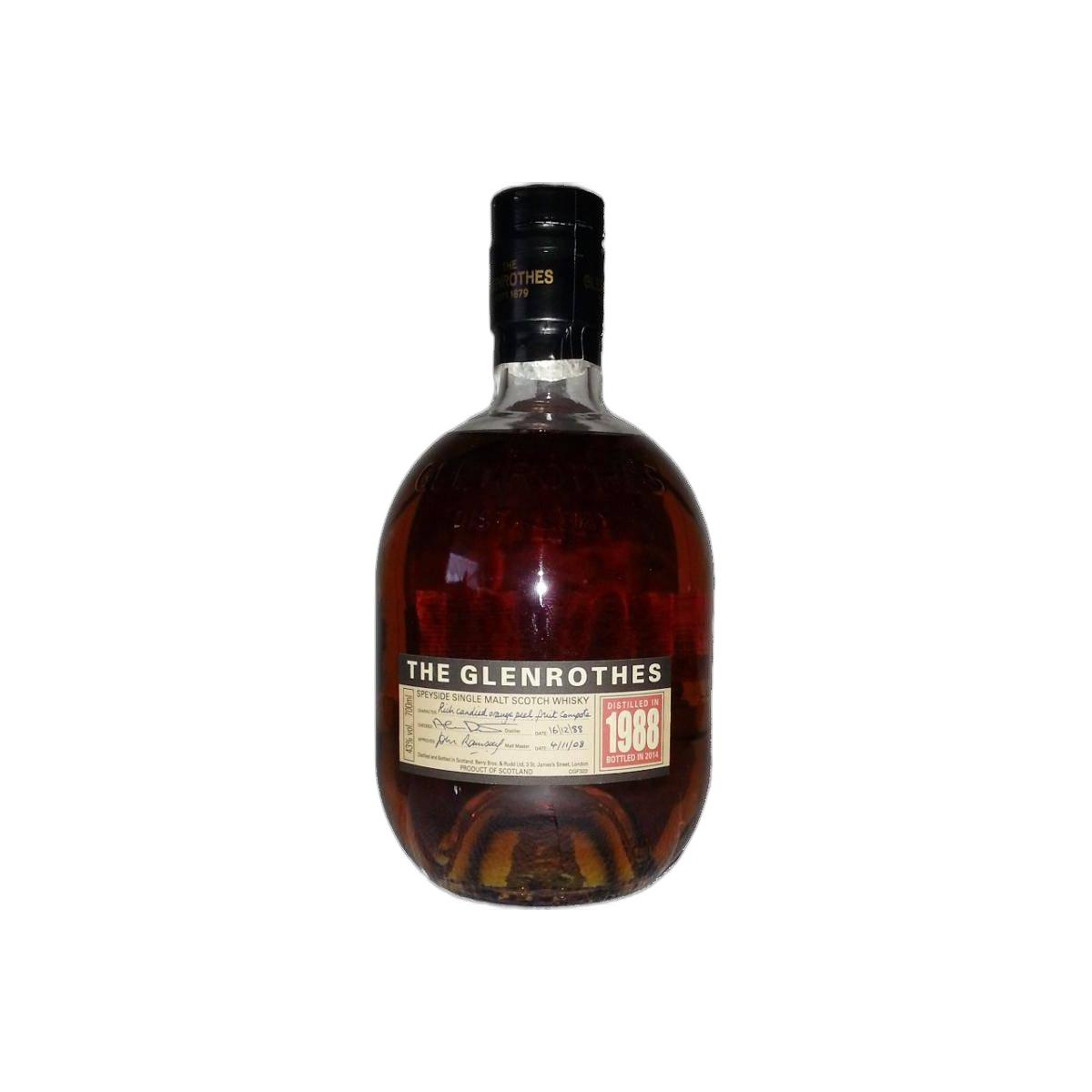 The Glenrothes 1988 25 Years Single Malt Whisky