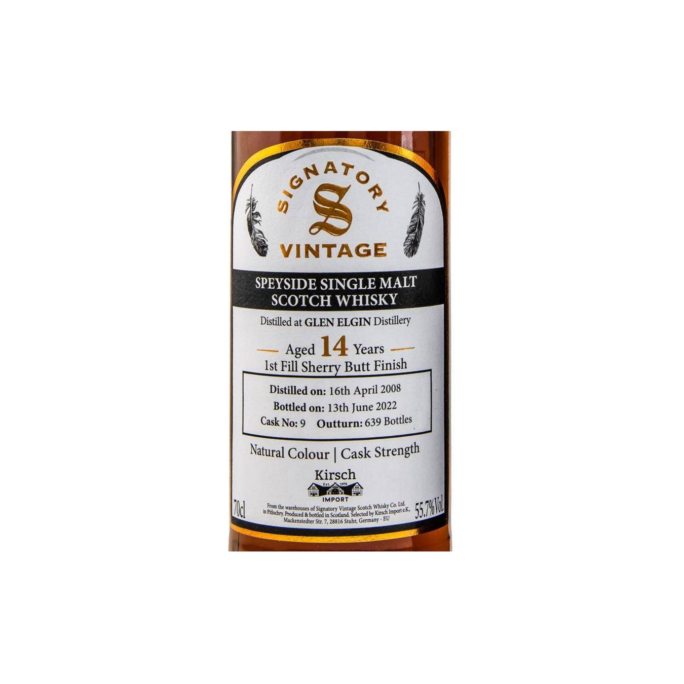 Glen Elgin 2008 14 Years Single Malt Whisky 2