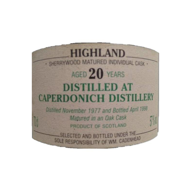 Caperdonich Authentic Collection 1977 20 Years Single Malt Whisky 2