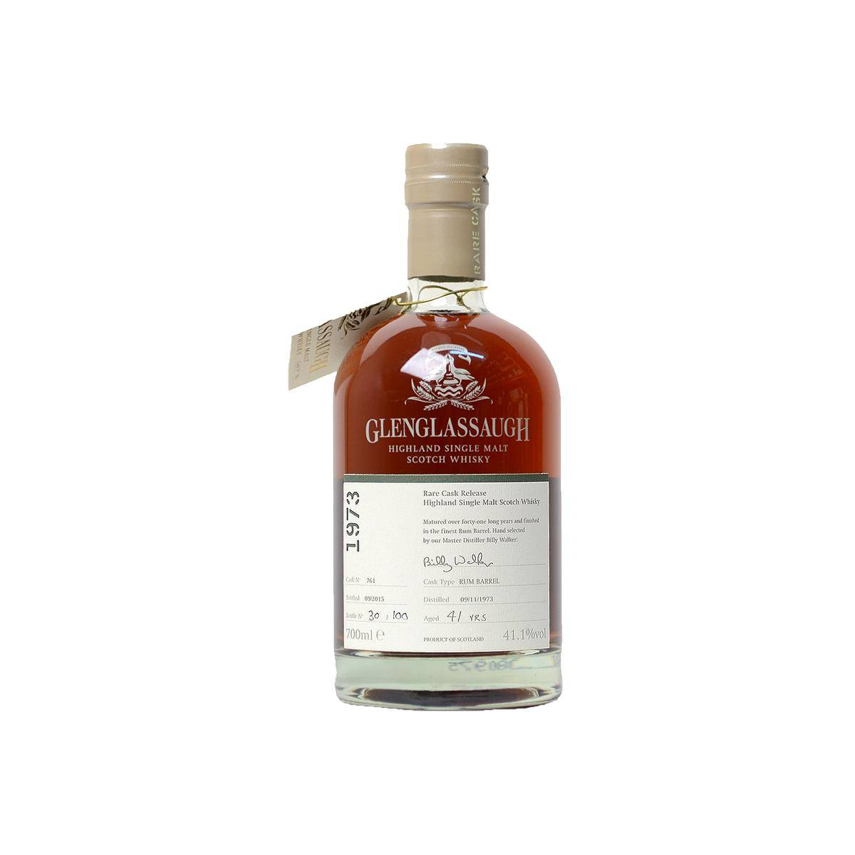 Glenglassaugh 1973 41 Years Single Malt Whisky