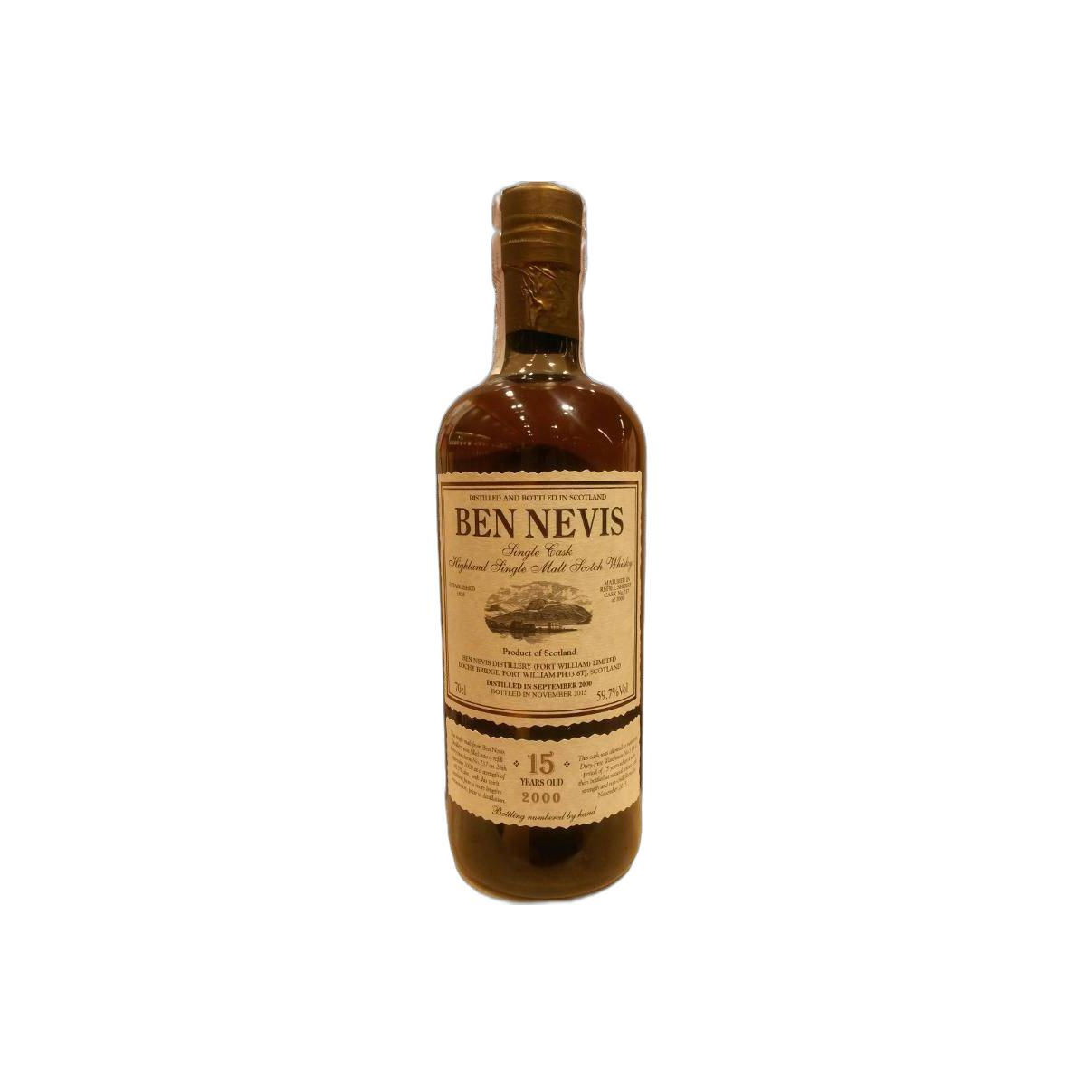 Ben Nevis Single Cask 2000 15 Years Single Malt Whisky