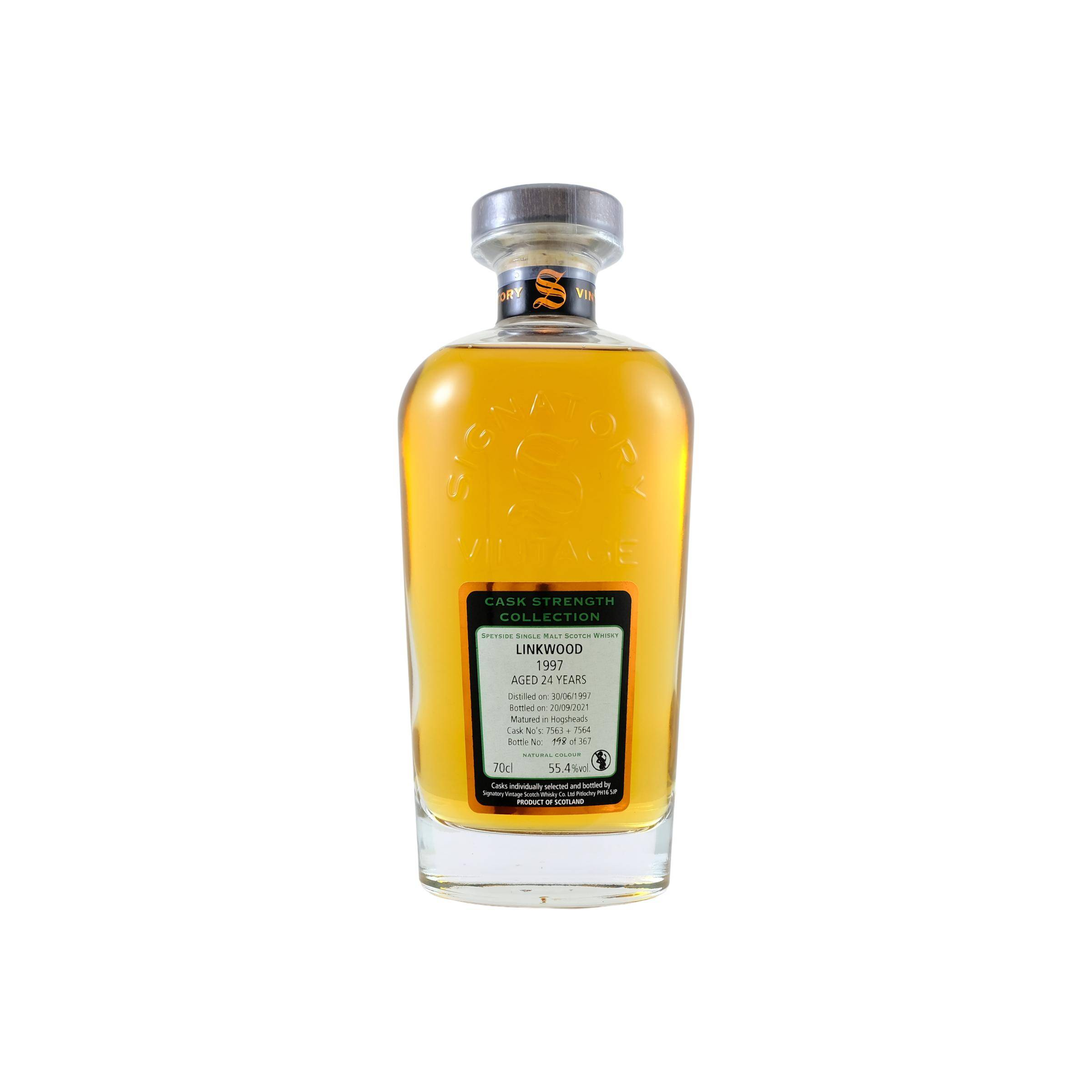 Linkwood Cask Strength Collection 1997 24 Years Single Malt Whisky
