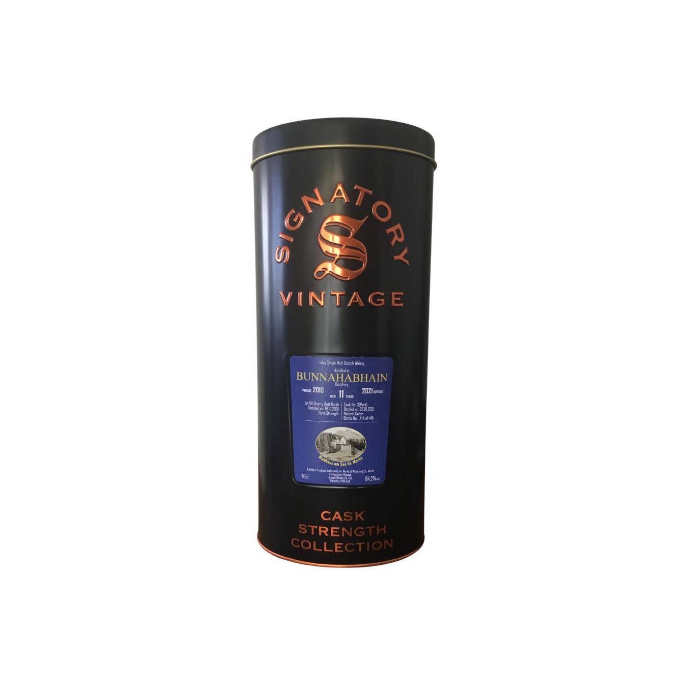 Bunnahabhain Cask Strength Collection 2010 11 Years Single Malt Whisky 2
