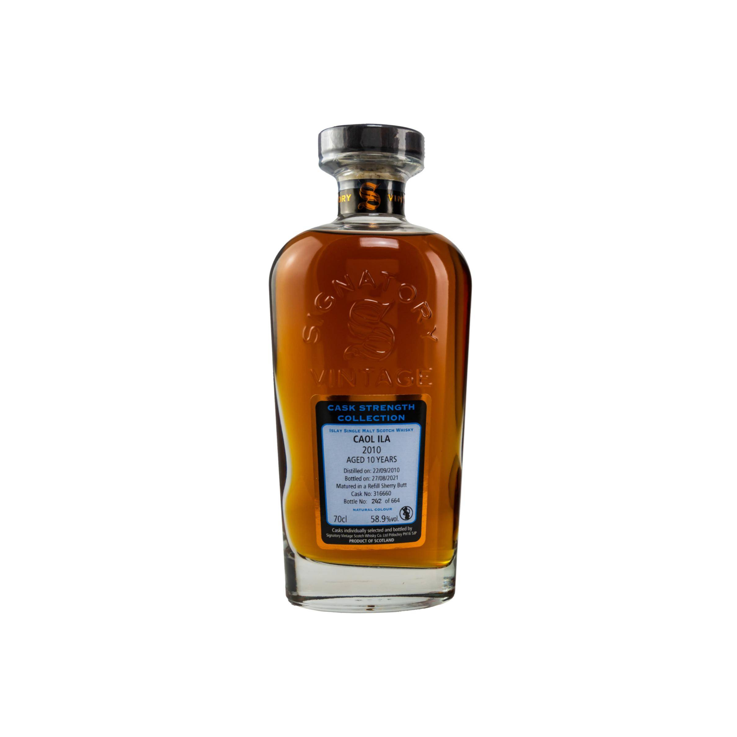 Caol Ila Cask Strength Collection 2010 10 Years Single Malt Whisky