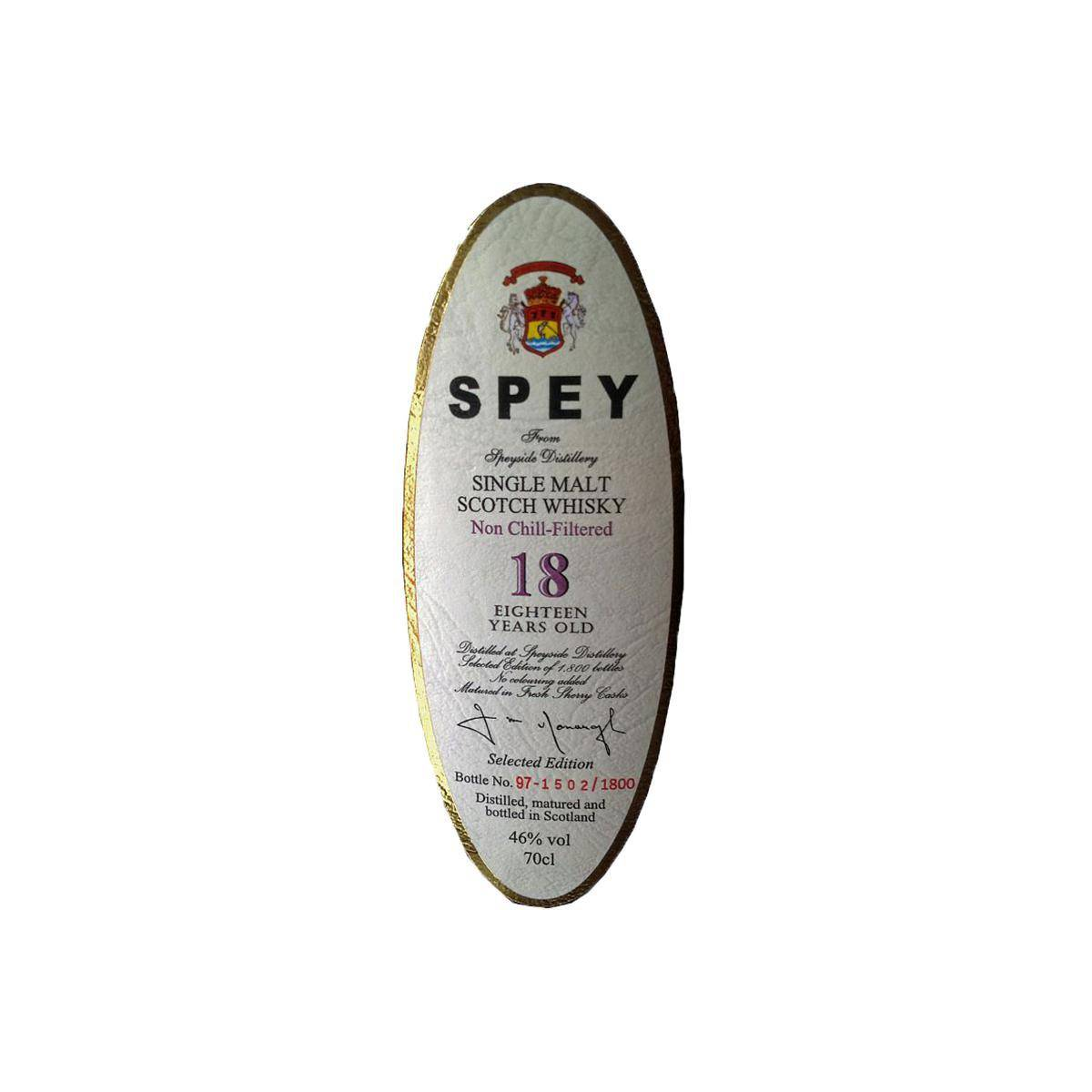 The Speyside 1997 18 Years Single Malt Whisky 2