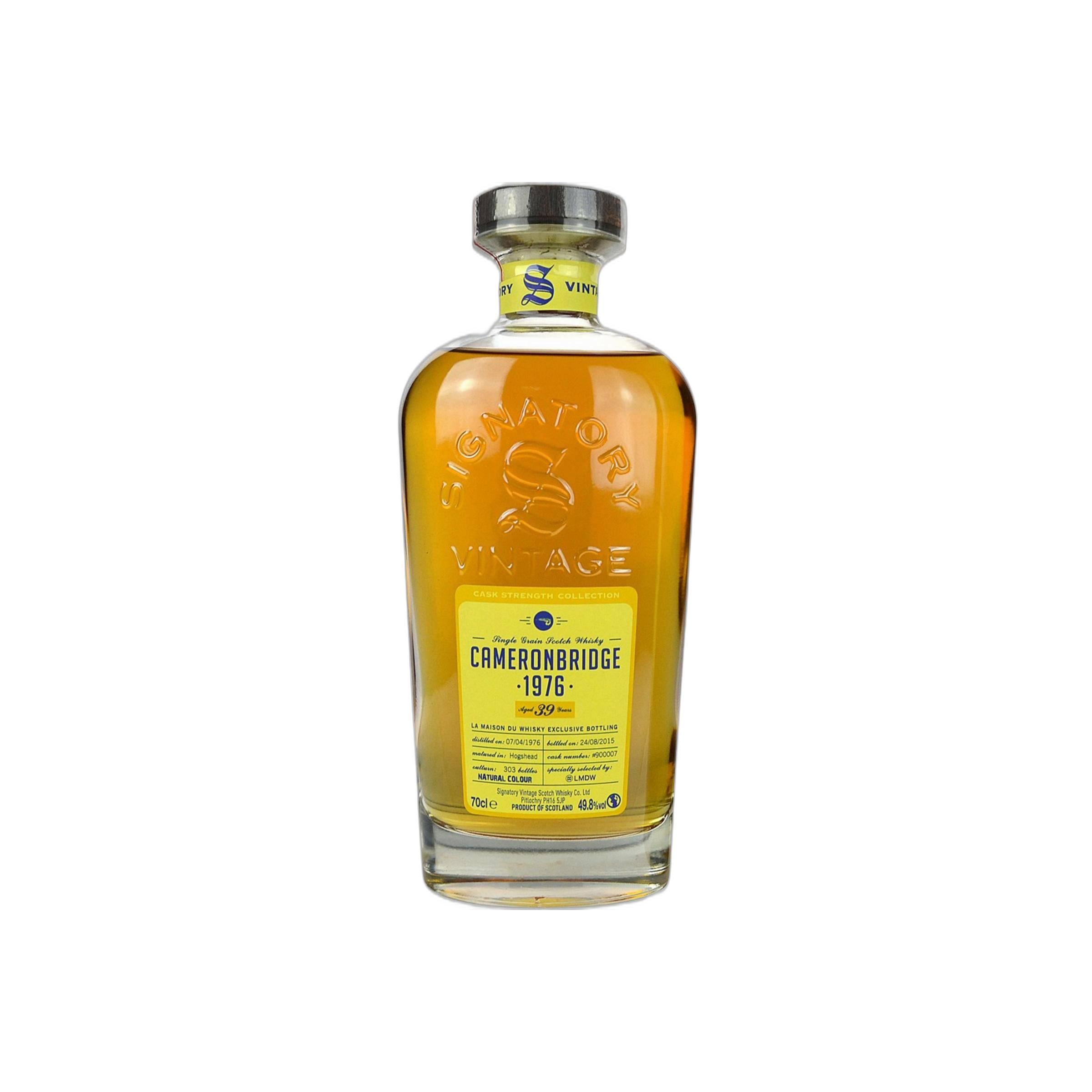 Cameronbridge 1976 39 Years Single Grain Whisky