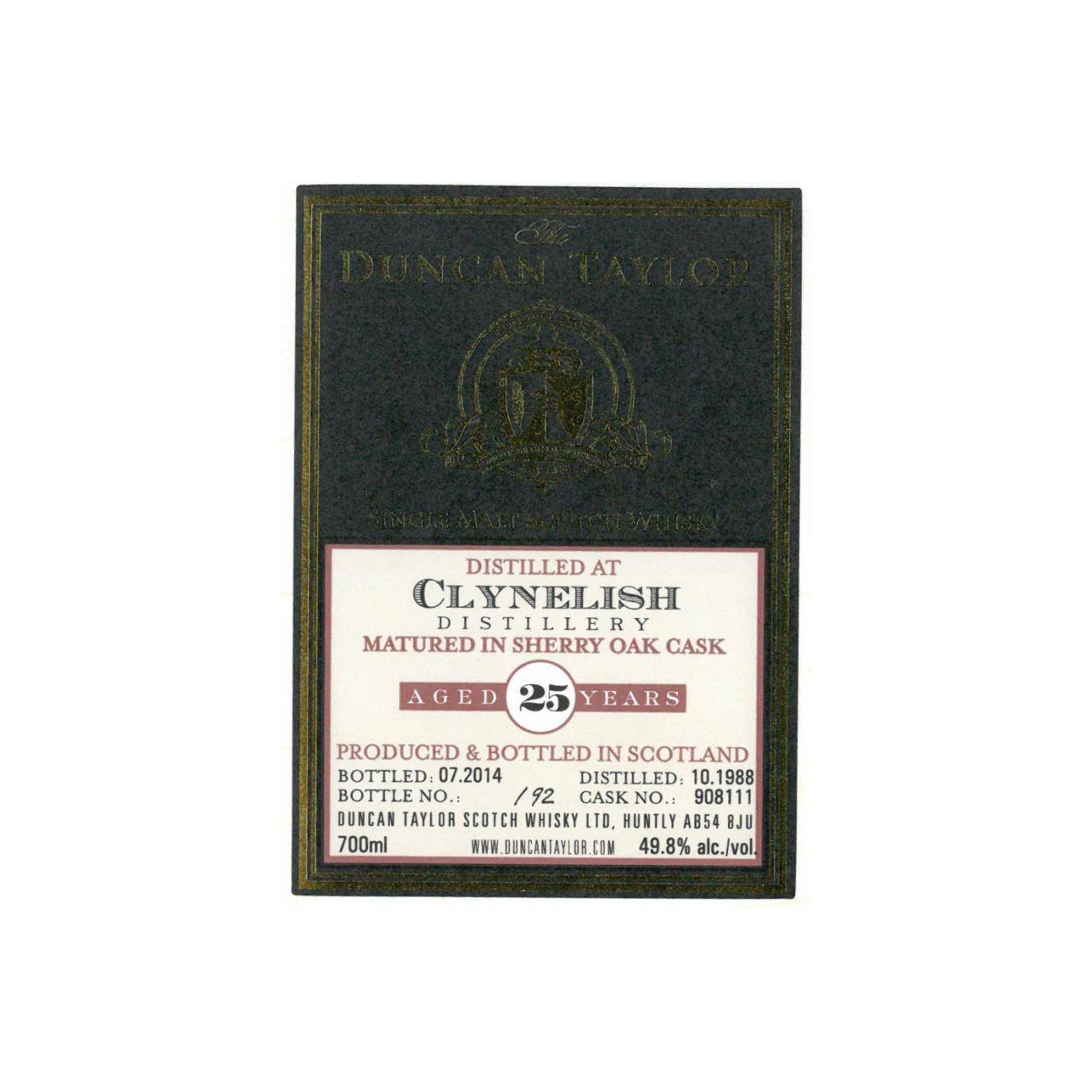 Clynelish 1988 25 Years Single Malt Whisky 2