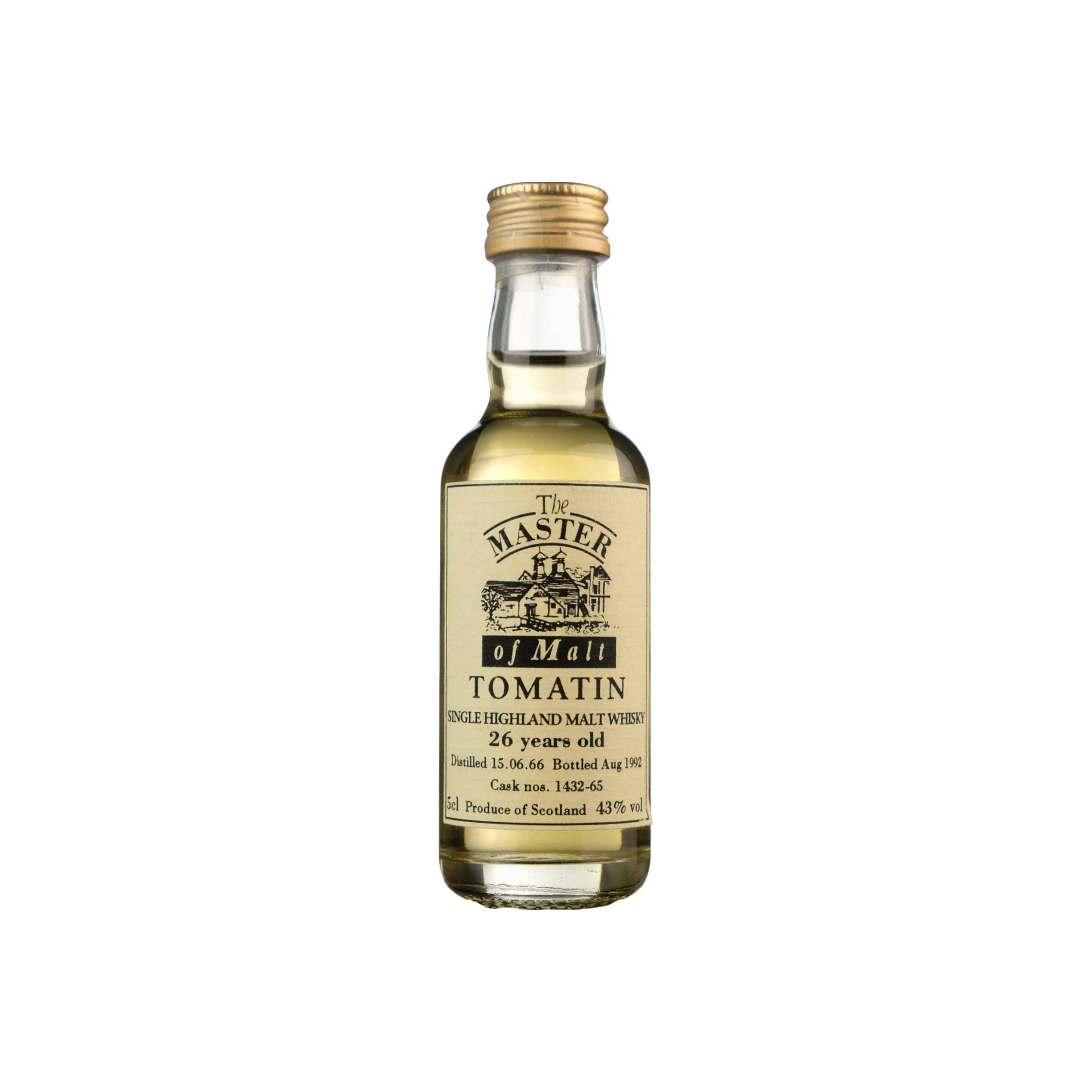 Tomatin Miniature 1966 26 Years Single Malt Whisky 2