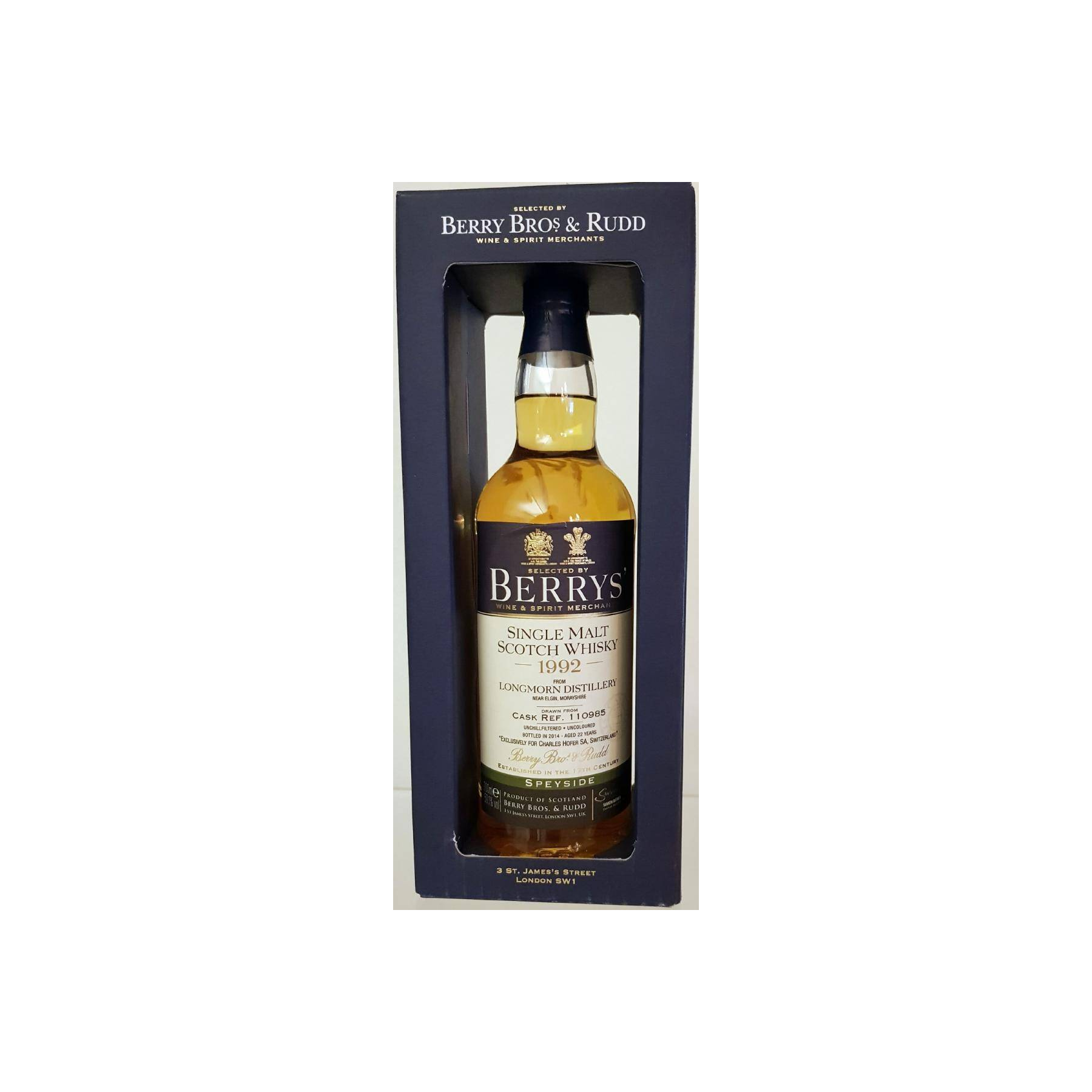 Longmorn 1992 22 Years Single Malt Whisky 2