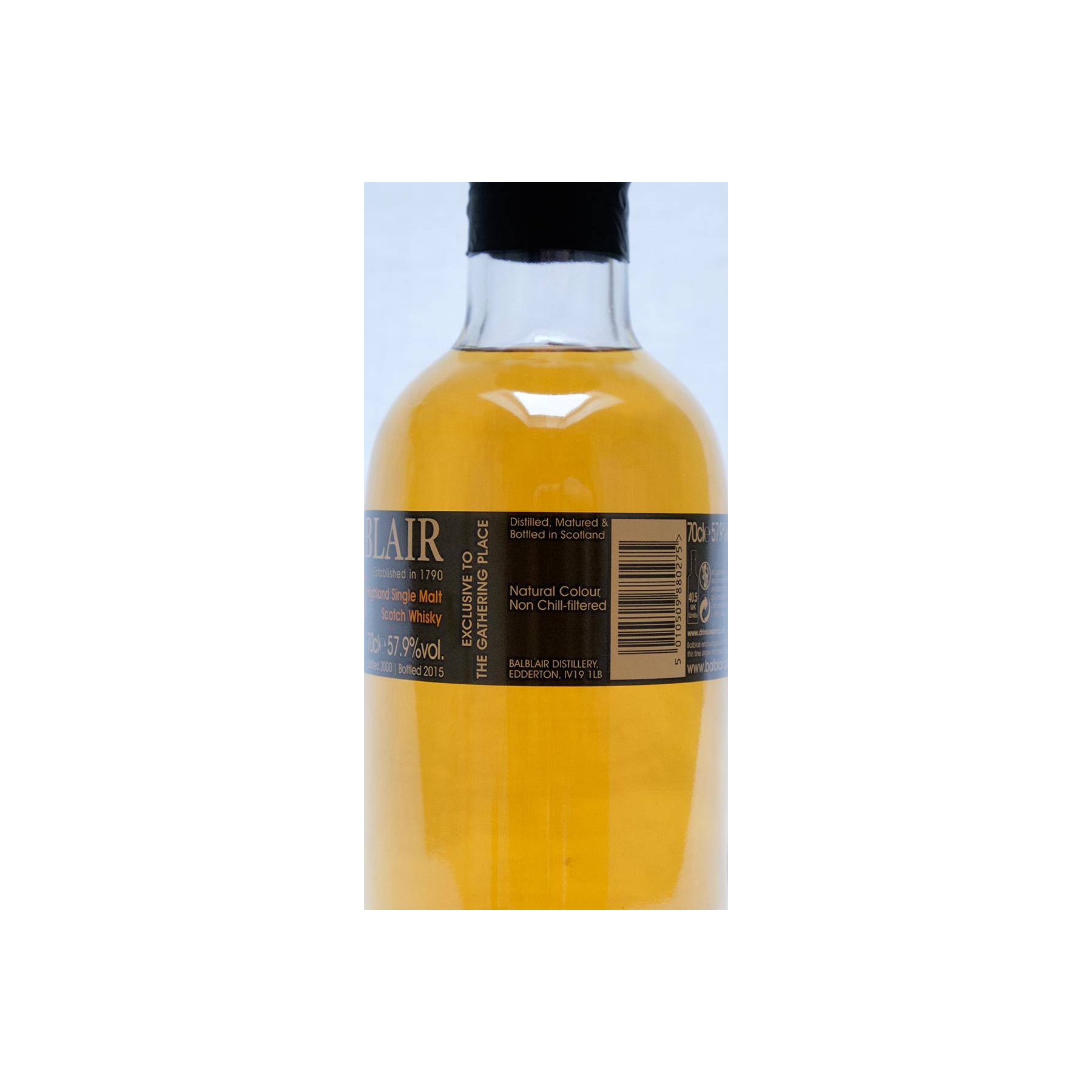 Balblair Single Cask 2000 15 Years Single Malt Whisky 2