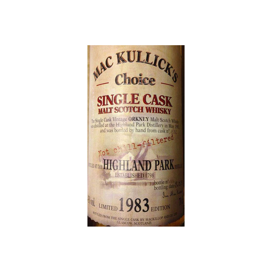 Highland Park 1983 16 Years Single Malt Whisky 2
