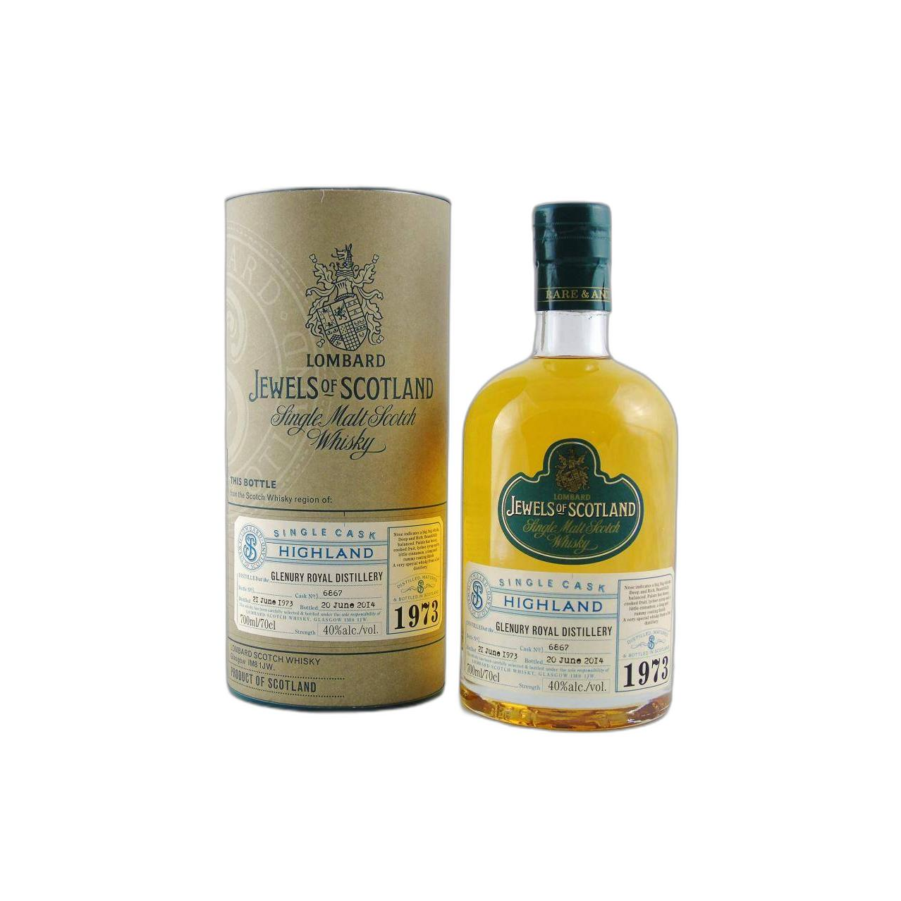 Glenury Royal 1973 40 Years Single Malt Whisky 2