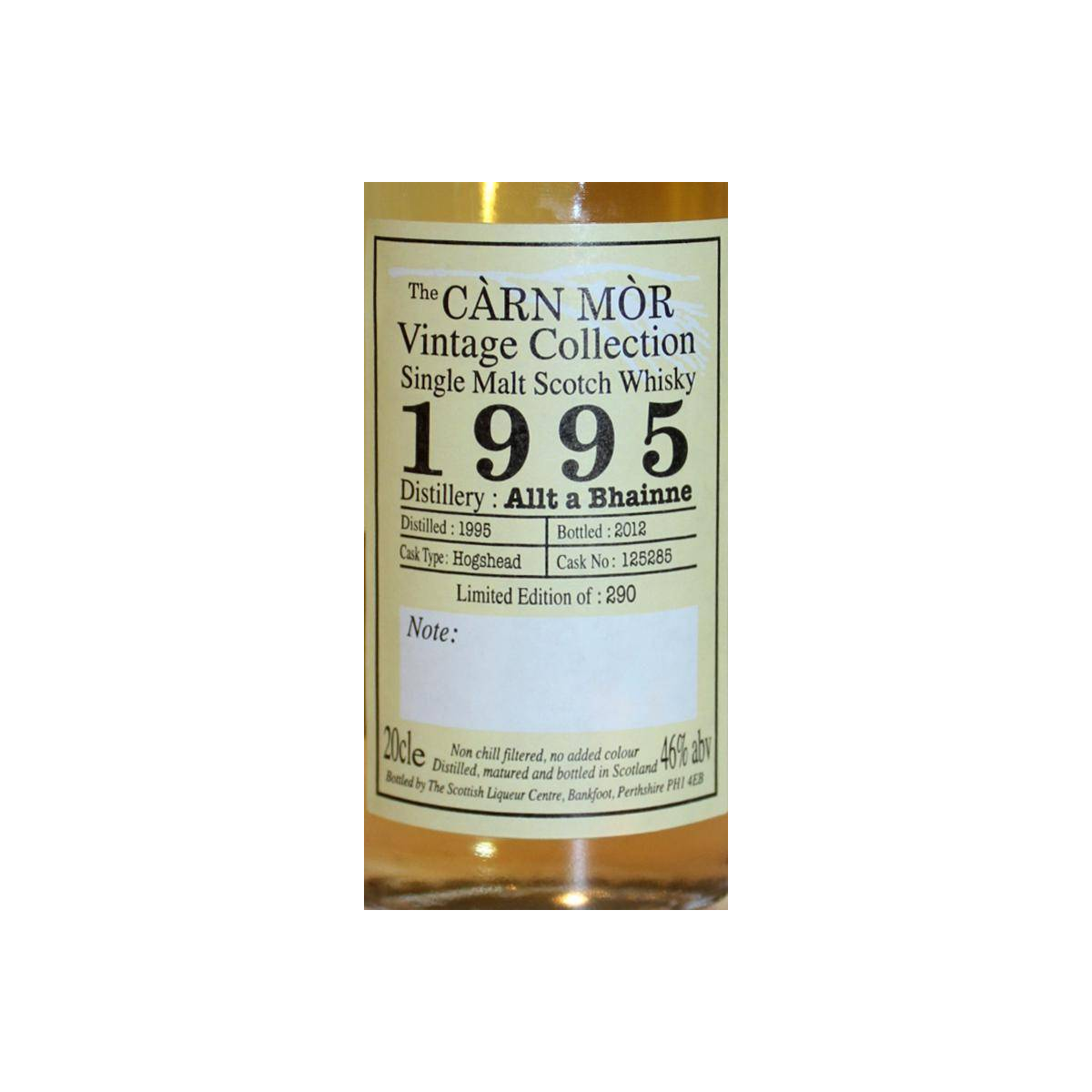 Allt-A-Bhainne 1995 17 Years Single Malt Whisky 2
