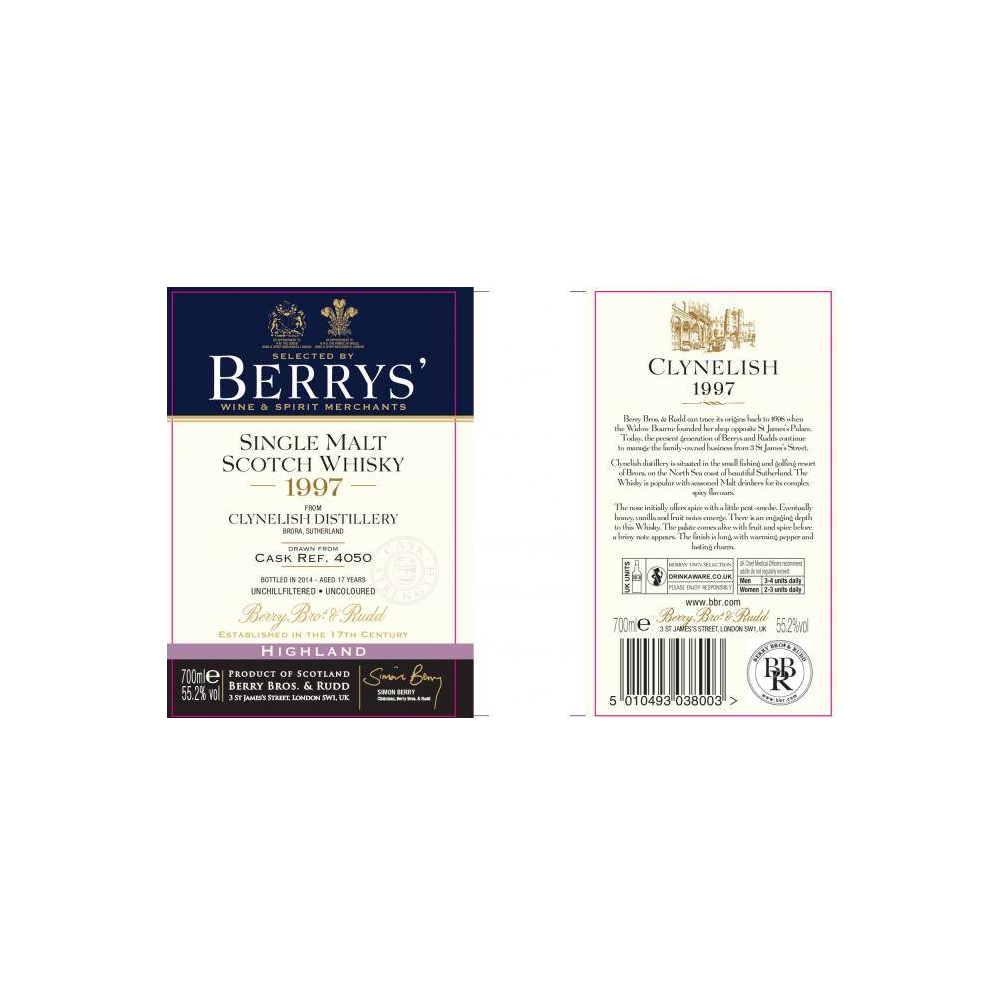Clynelish 1997 17 Years Single Malt Whisky 3