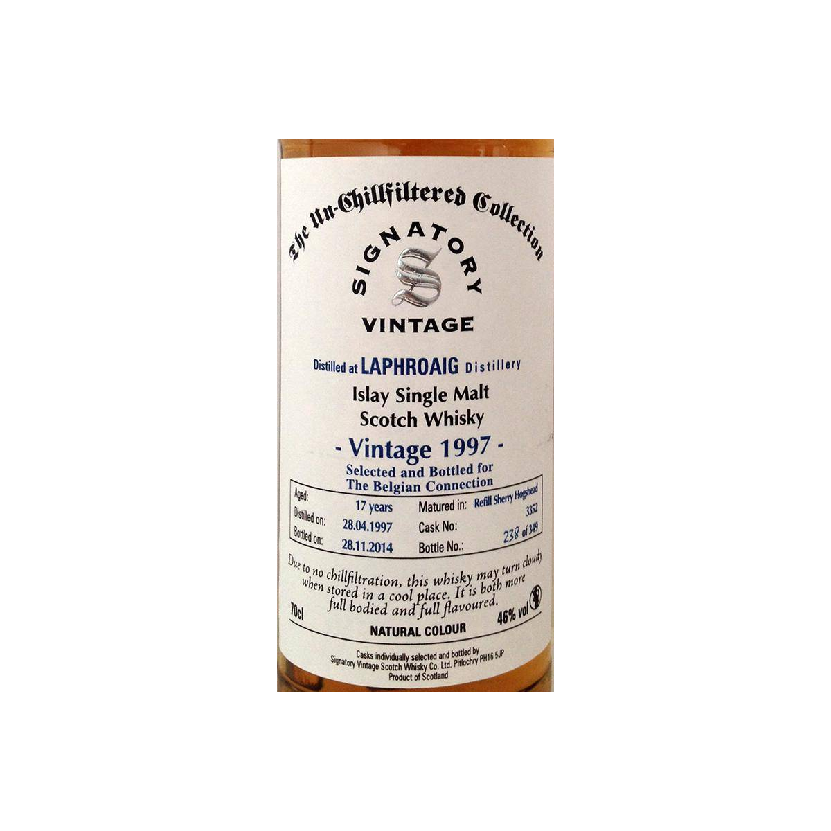 Laphroaig The Un-Chillfiltered Collection 1997 17 Years Single Malt Whisky 2