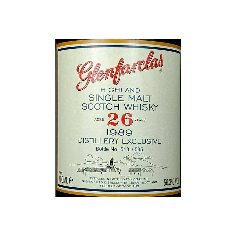 Glenfarclas 1989 26 Years Single Malt Whisky 3