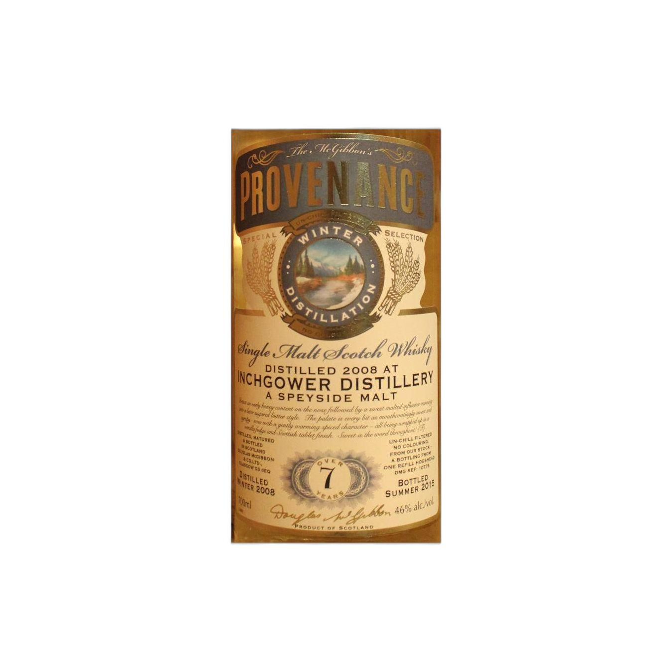 Inchgower McGibbon's Provenance 2008 7 Years Single Malt Whisky 2