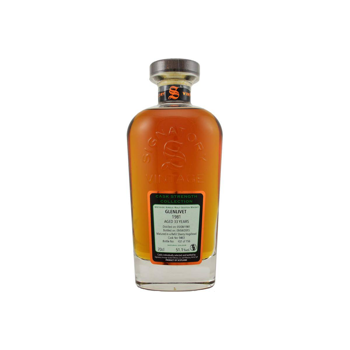 The Glenlivet Cask Strength Collection 1981 33 Years Single Malt Whisky