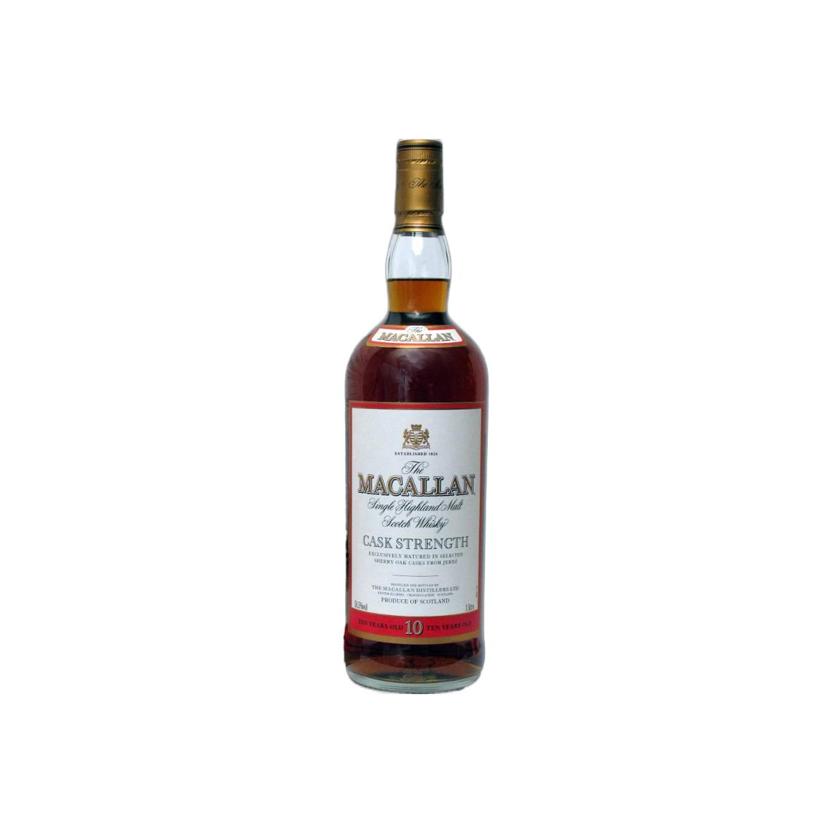 The Macallan Cask Strength Collection 10 Years Single Malt Whisky