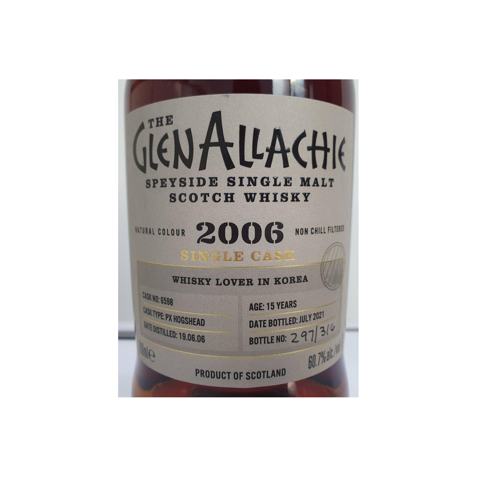 The GlenAllachie Single Cask 2006 15 Years Single Malt Whisky 2