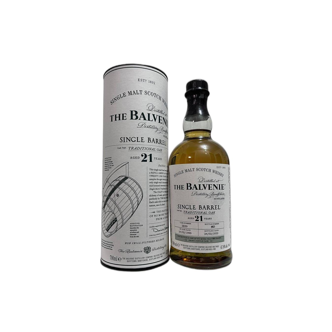 The Balvenie 1999 21 Years Single Malt Whisky 2