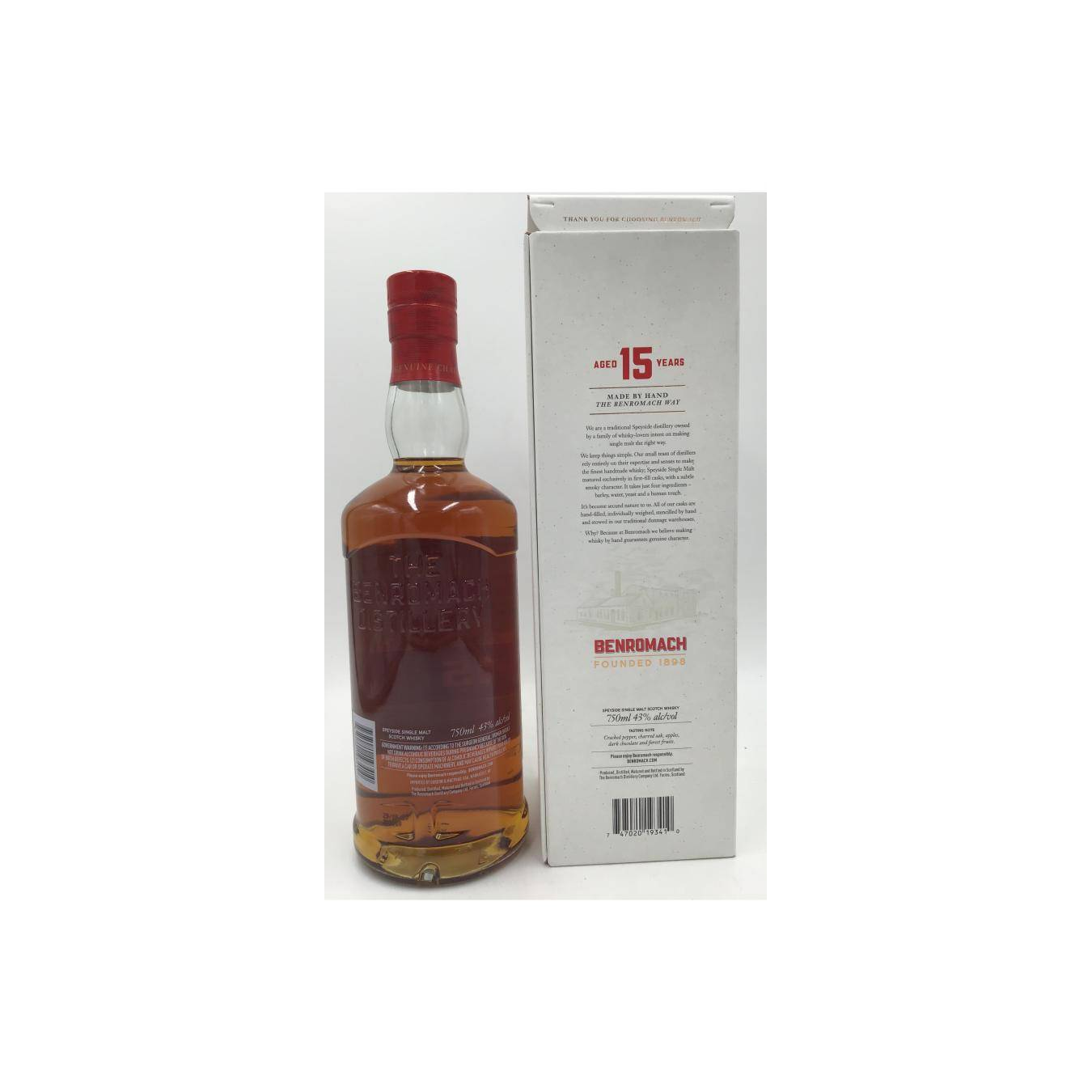 Benromach 15 Years Single Malt Whisky 3