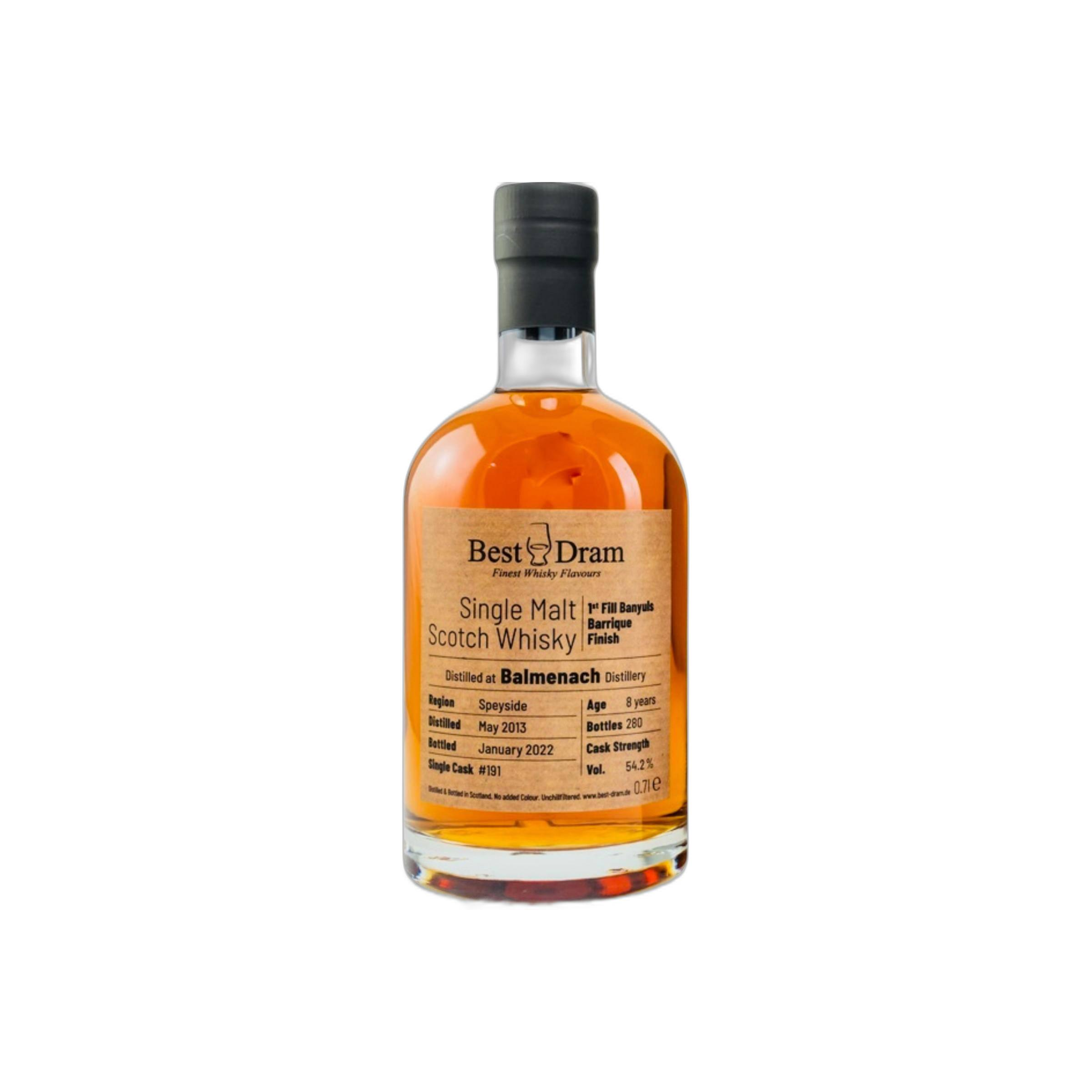 Balmenach 2013 8 Years Single Malt Whisky