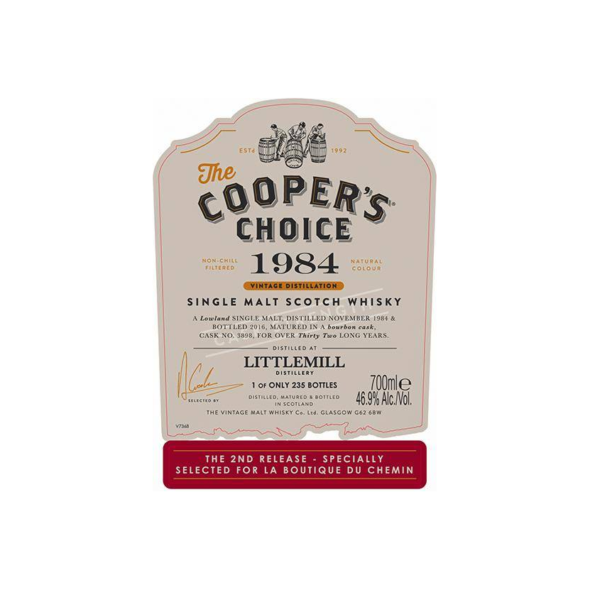 Littlemill The Cooper's Choice 1984 32 Years Single Malt Whisky 2