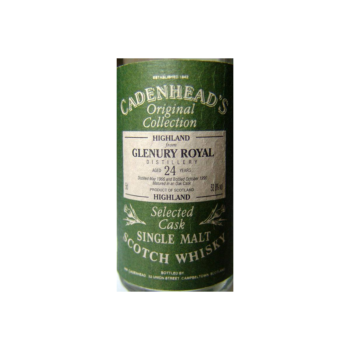 Glenury Royal 1966 24 Years Single Malt Whisky 3