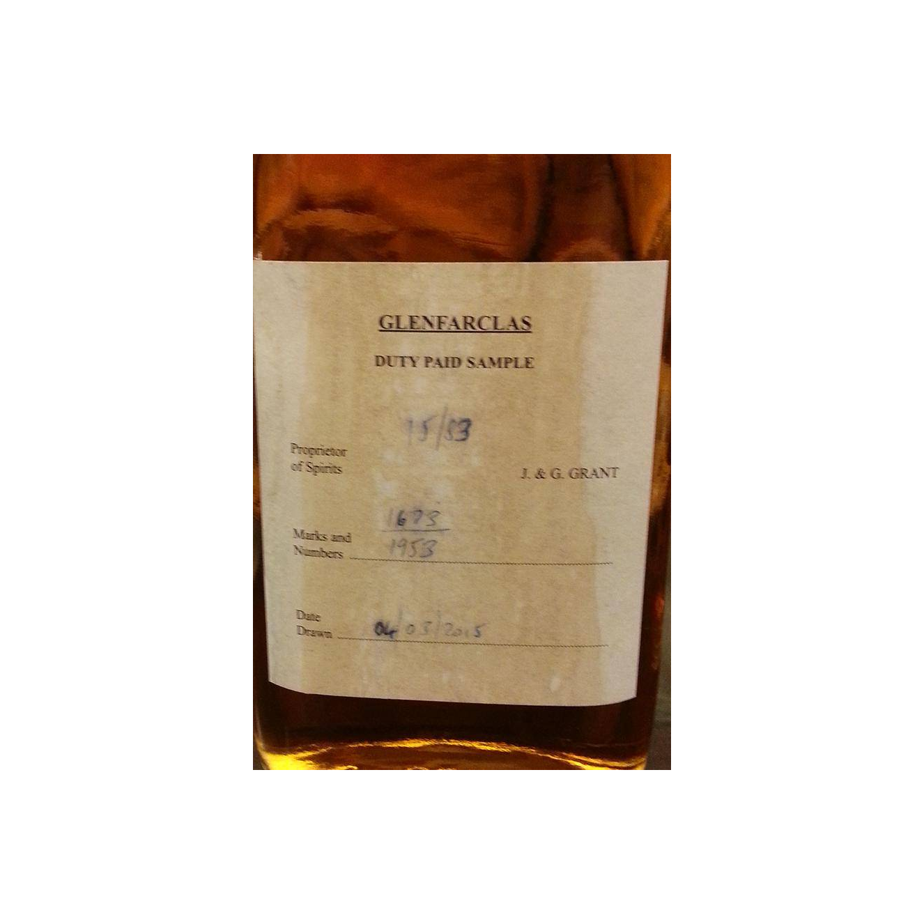 Glenfarclas 1953 61 Years Single Malt Whisky