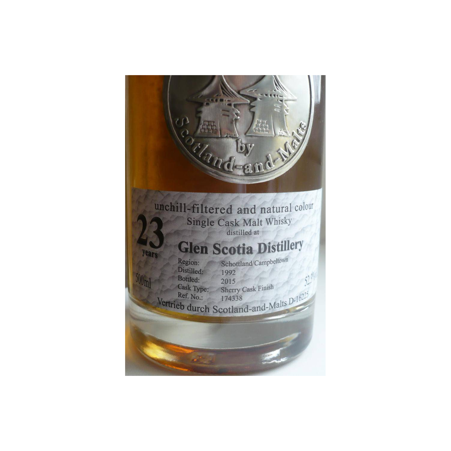 Glen Scotia 1992 23 Years Single Malt Whisky 2