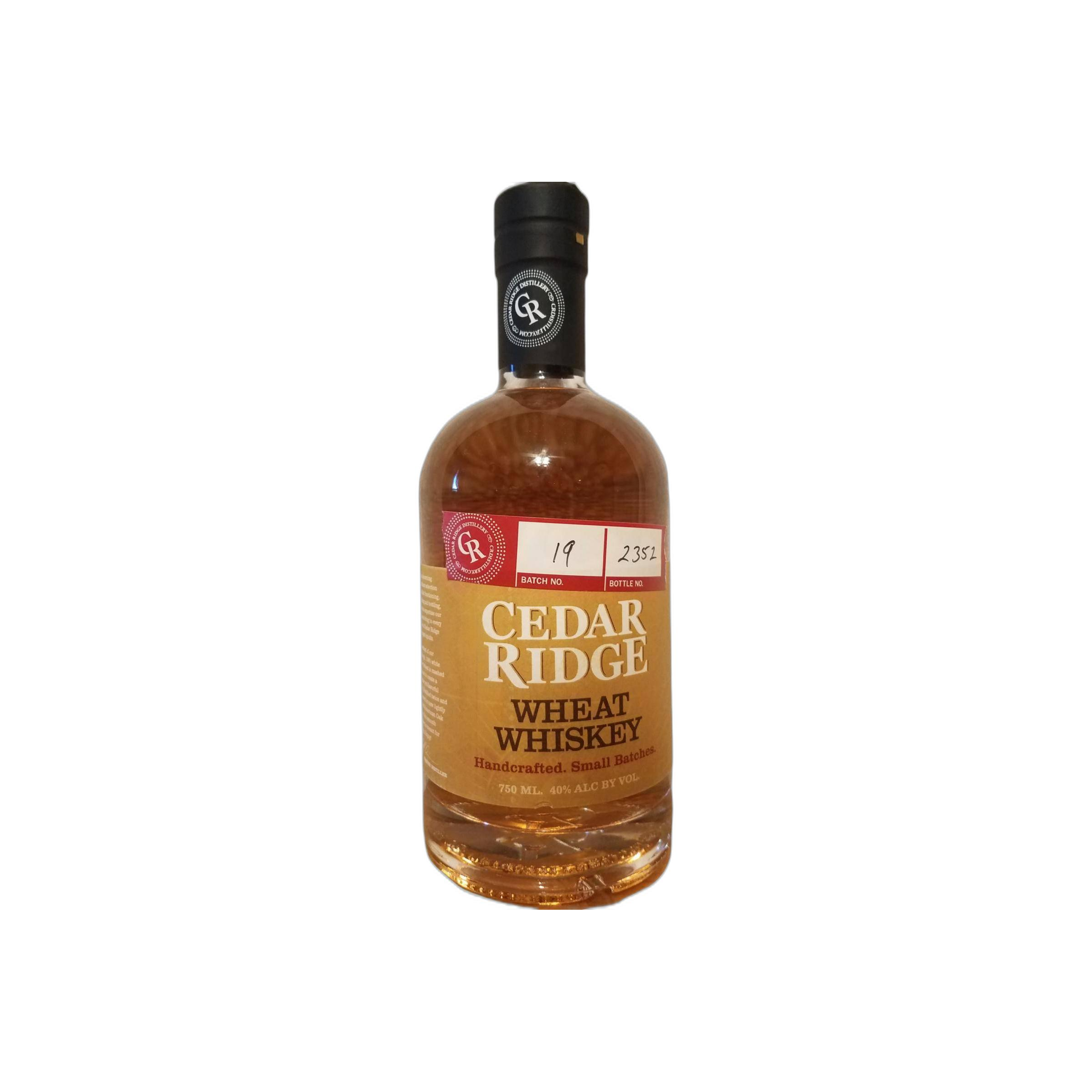 Cedar Ridge Wheat Whiskey