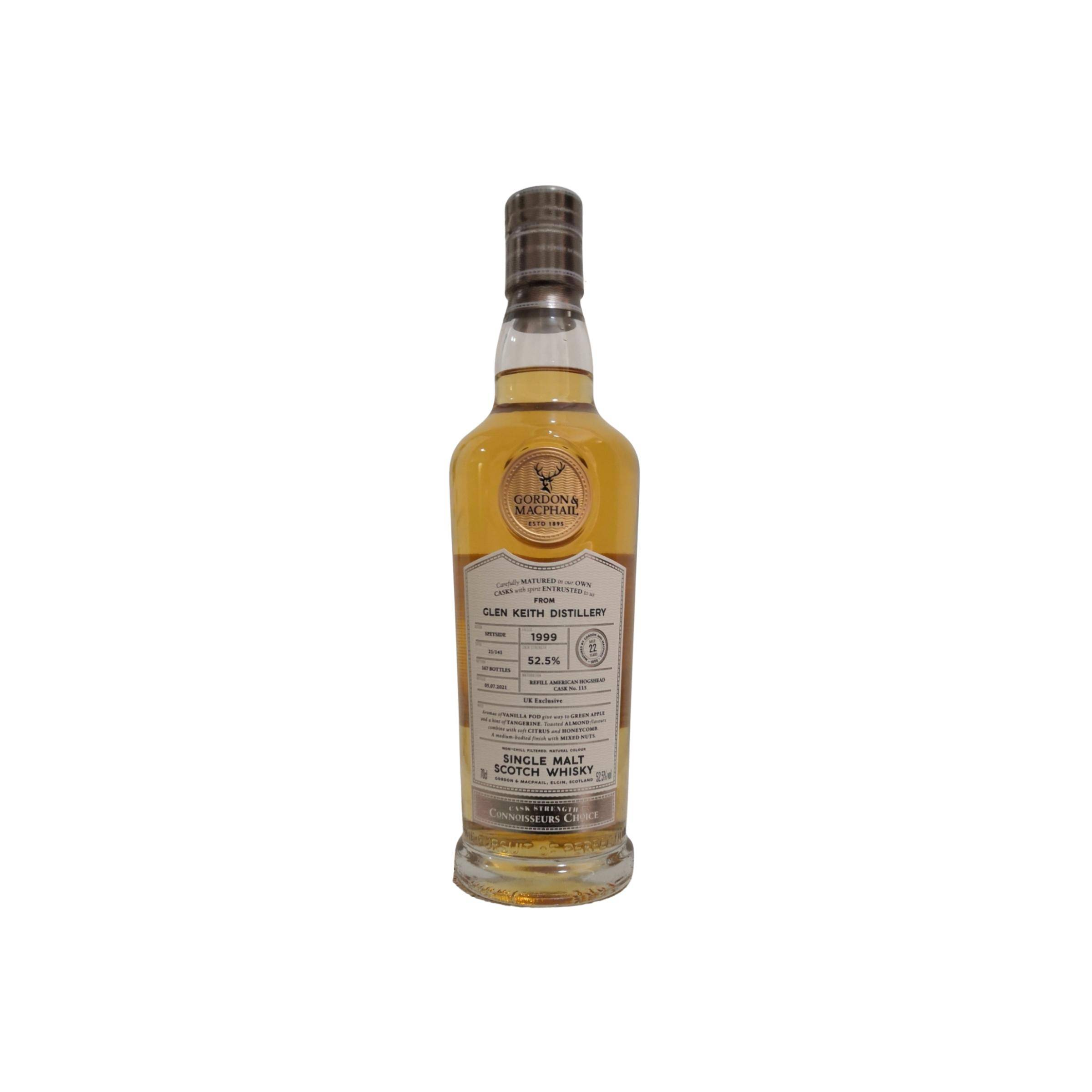 Glen Keith Connoisseurs Choice - Cask Strength 1999 22 Years Single Malt Whisky
