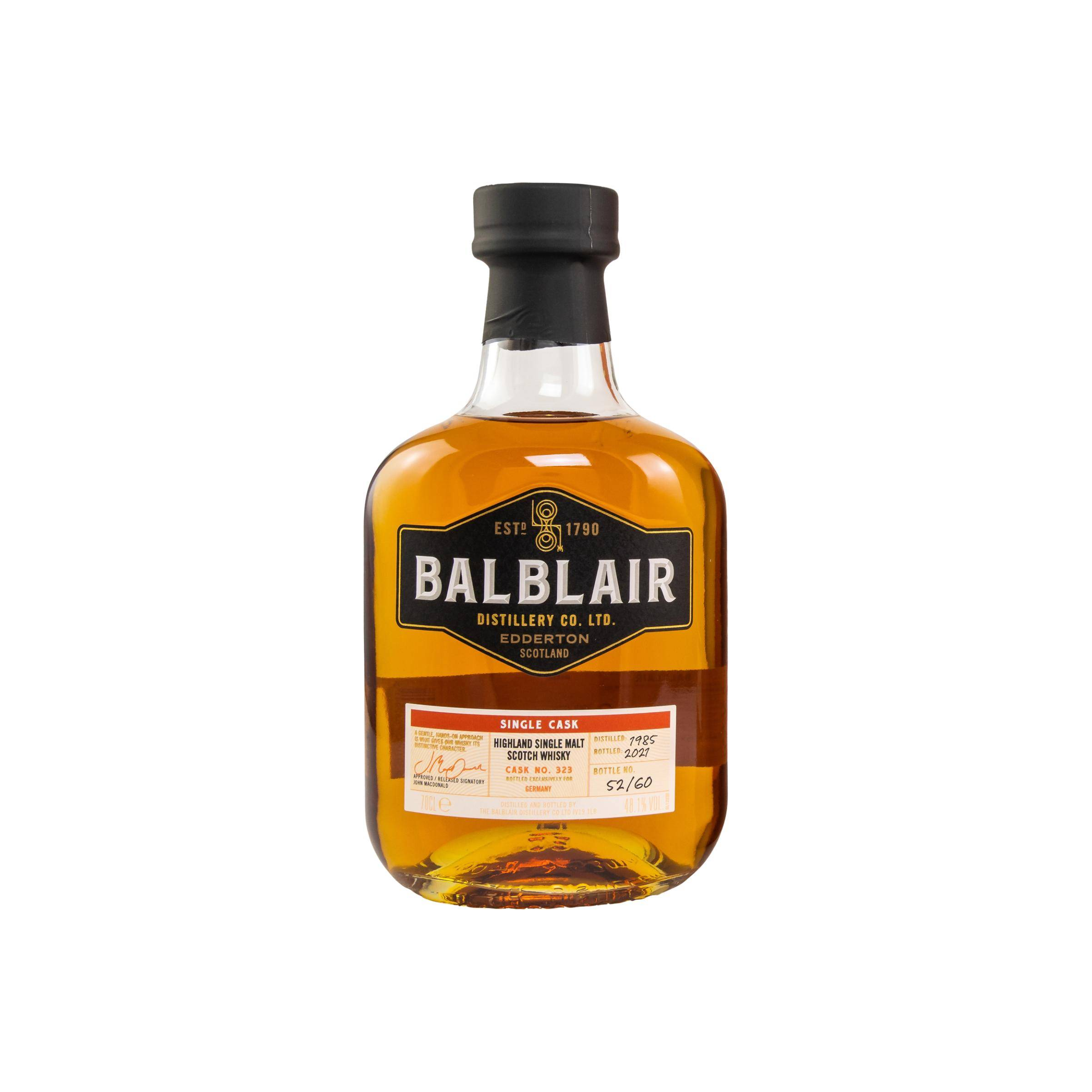 Balblair Single Cask 1985 36 Years Single Malt Whisky