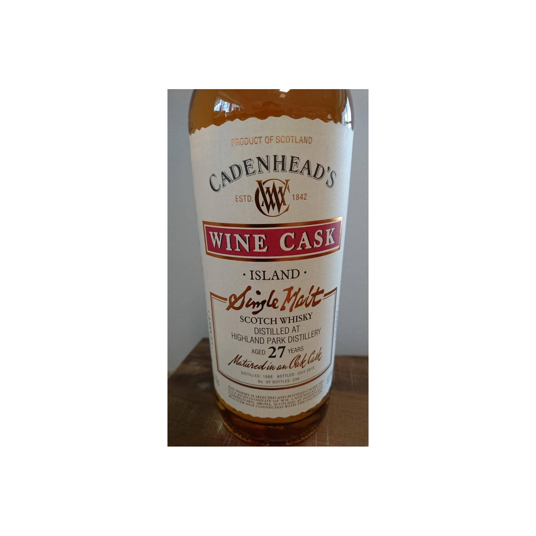 Highland Park 1988 27 Years Single Malt Whisky 2
