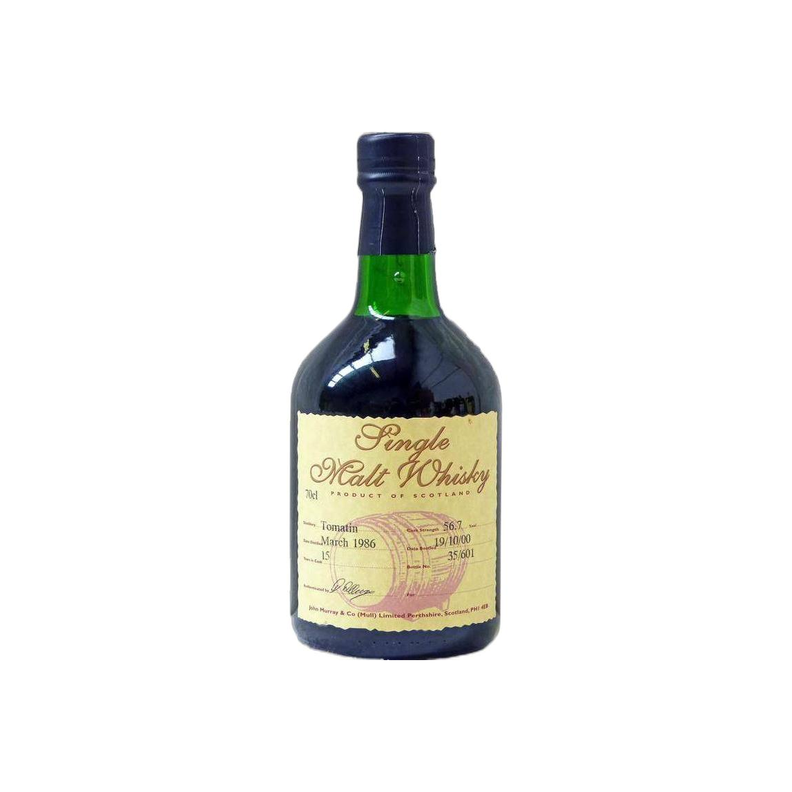 Tomatin 1986 15 Years Single Malt Whisky