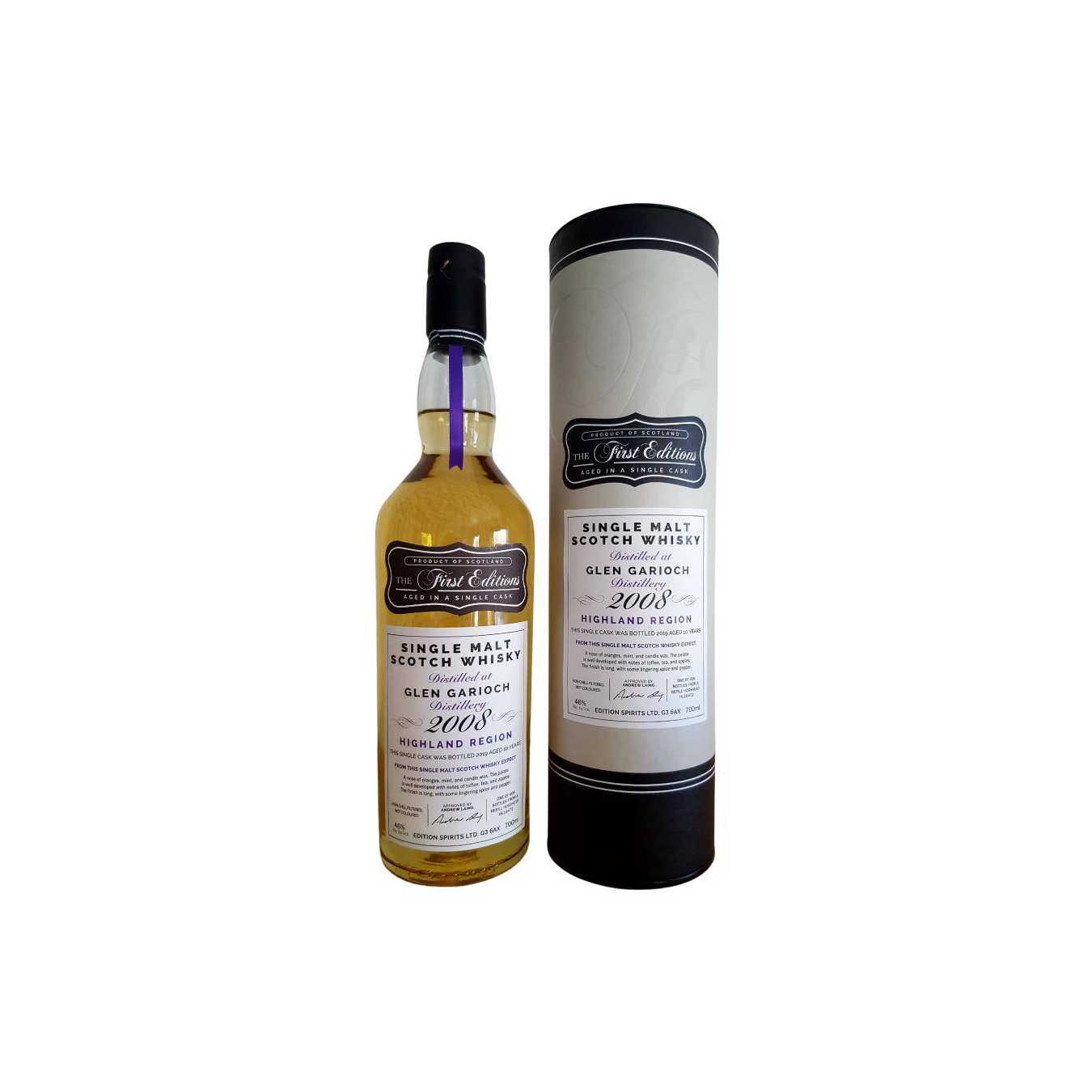 Glen Garioch The First Editions 2008 10 Years Single Malt Whisky 2