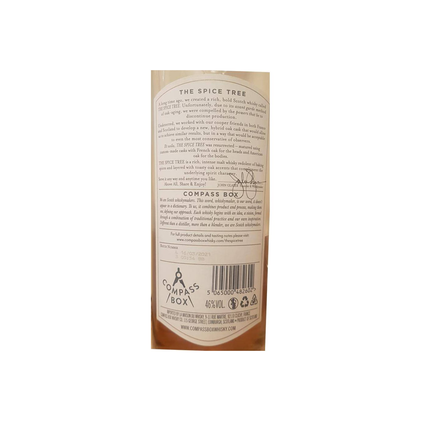Compass Box Blended Malt Whisky 2