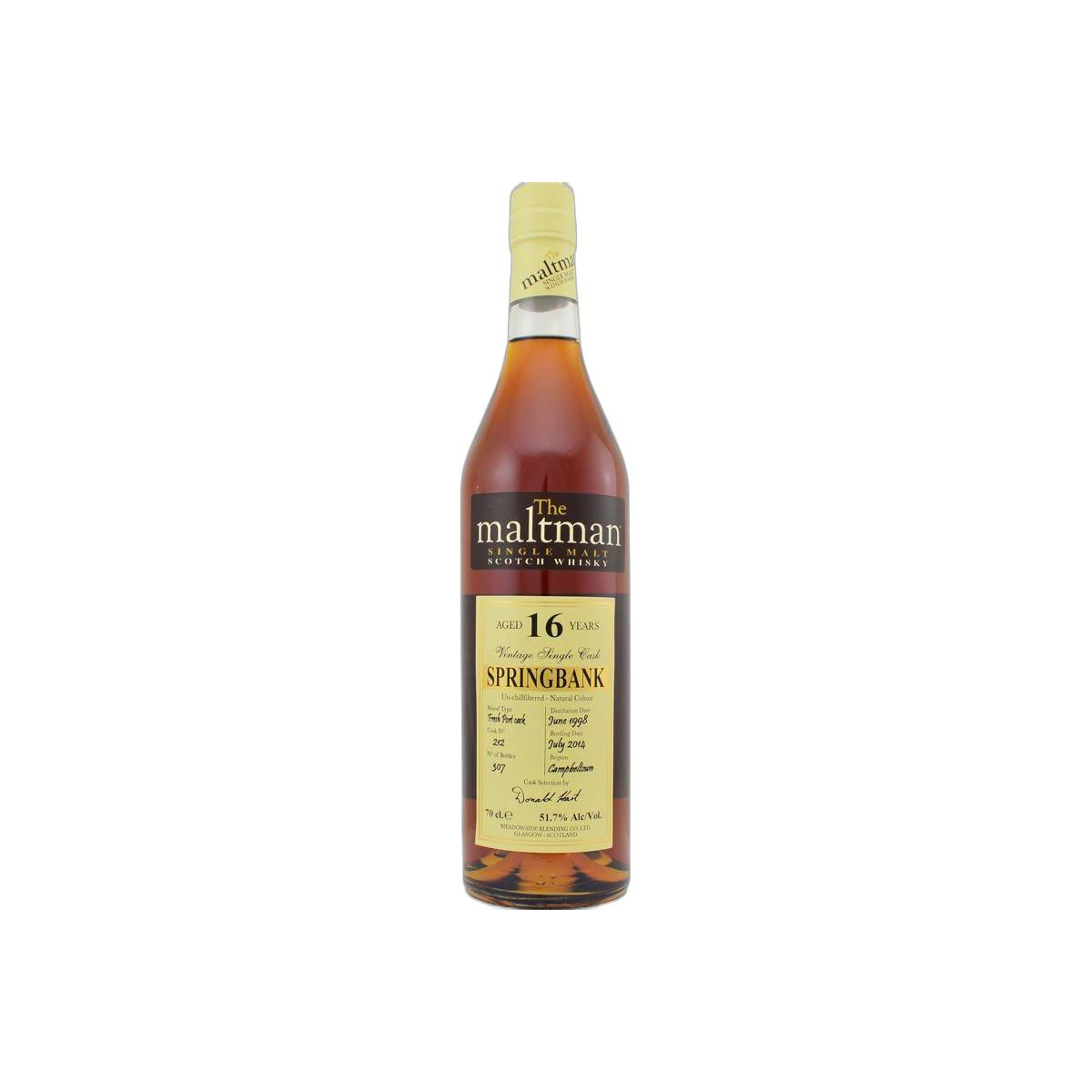 Springbank 1998 16 Years Single Malt Whisky