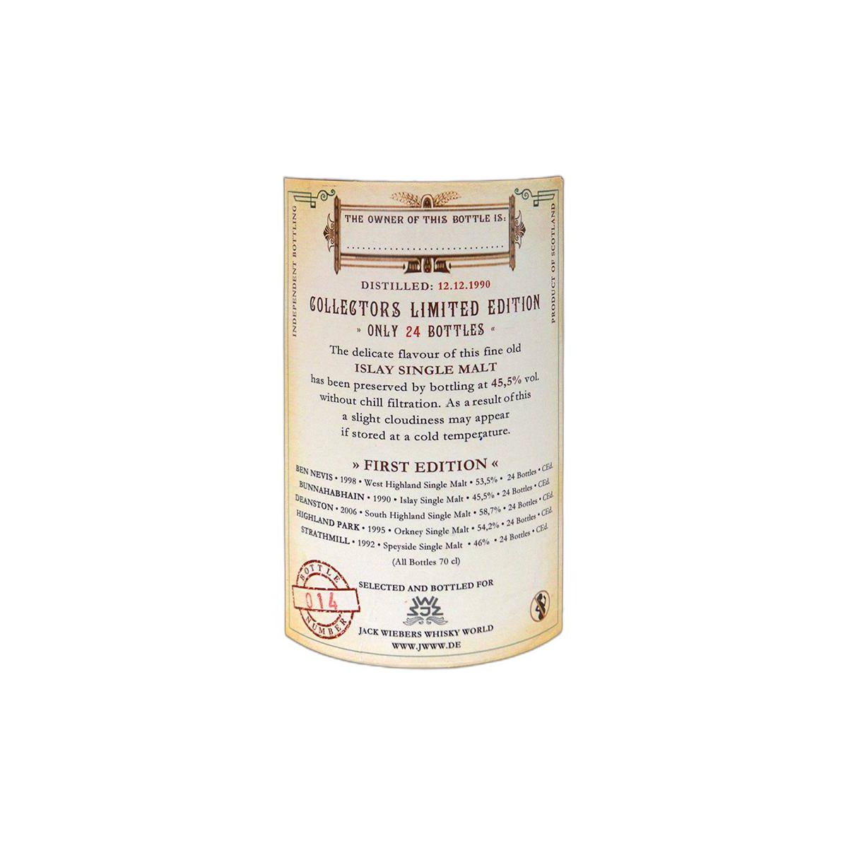 Bunnahabhain 1990 23 Years Single Malt Whisky 2