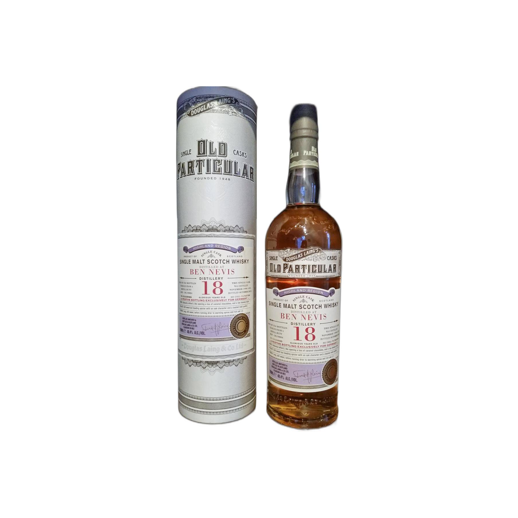 Ben Nevis Old Particular 1996 18 Years Single Malt Whisky 2
